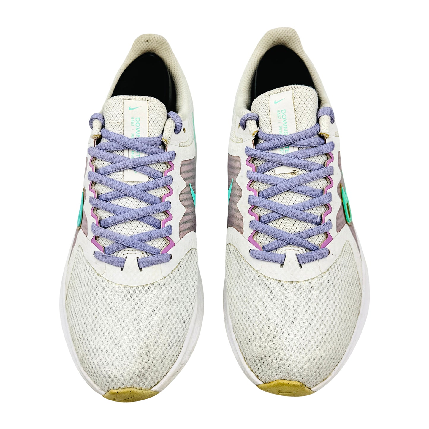 Nike Downshifter 11 'White Signal Green' Shoes (Size 38) - CW3413-101