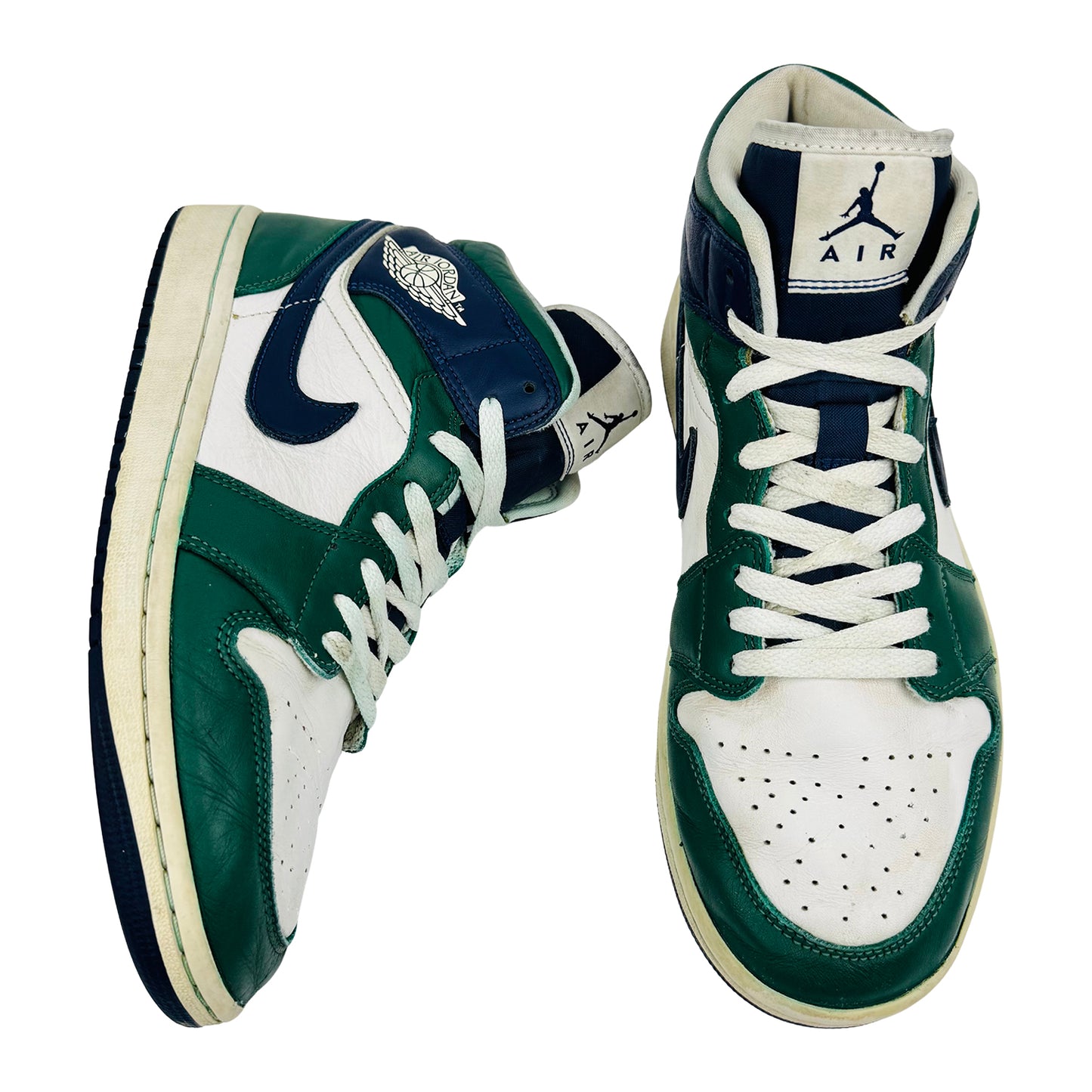Nike Air Jordan 1 Mid 'Green' Sneakers (Size 42.5) - DZ5326-300