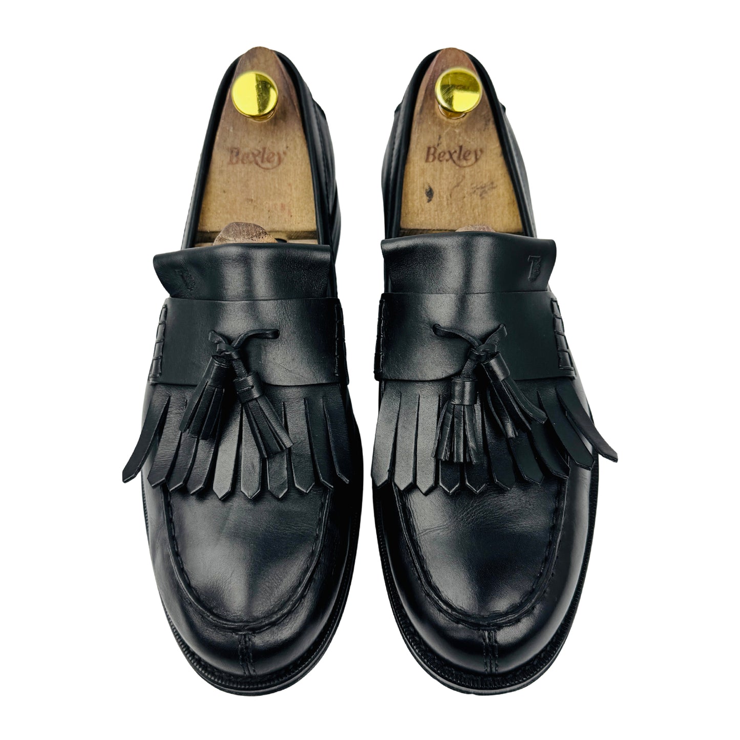 Tod’s Black Leather Tassel Loafers (Size 43/43.5)