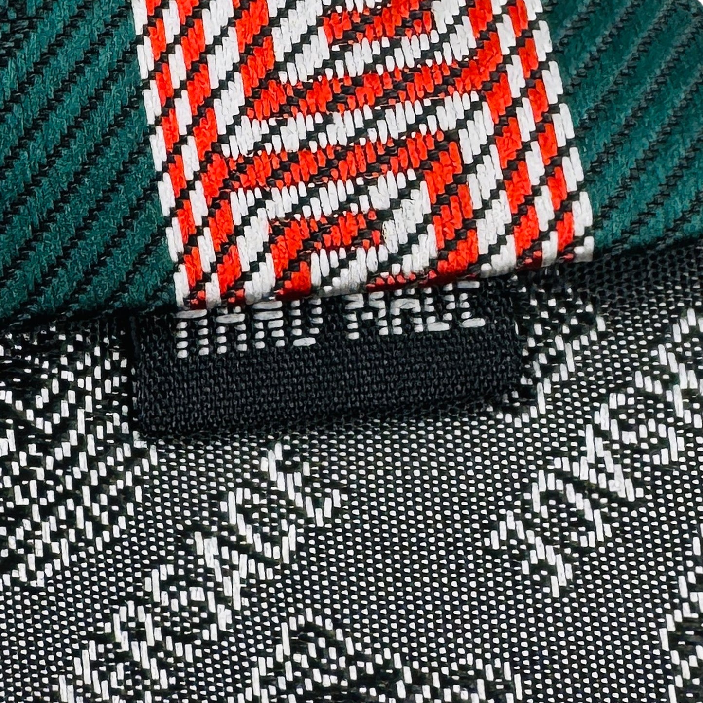 Versace Green 'Diagonal Stripes' Tie (Size Regular)