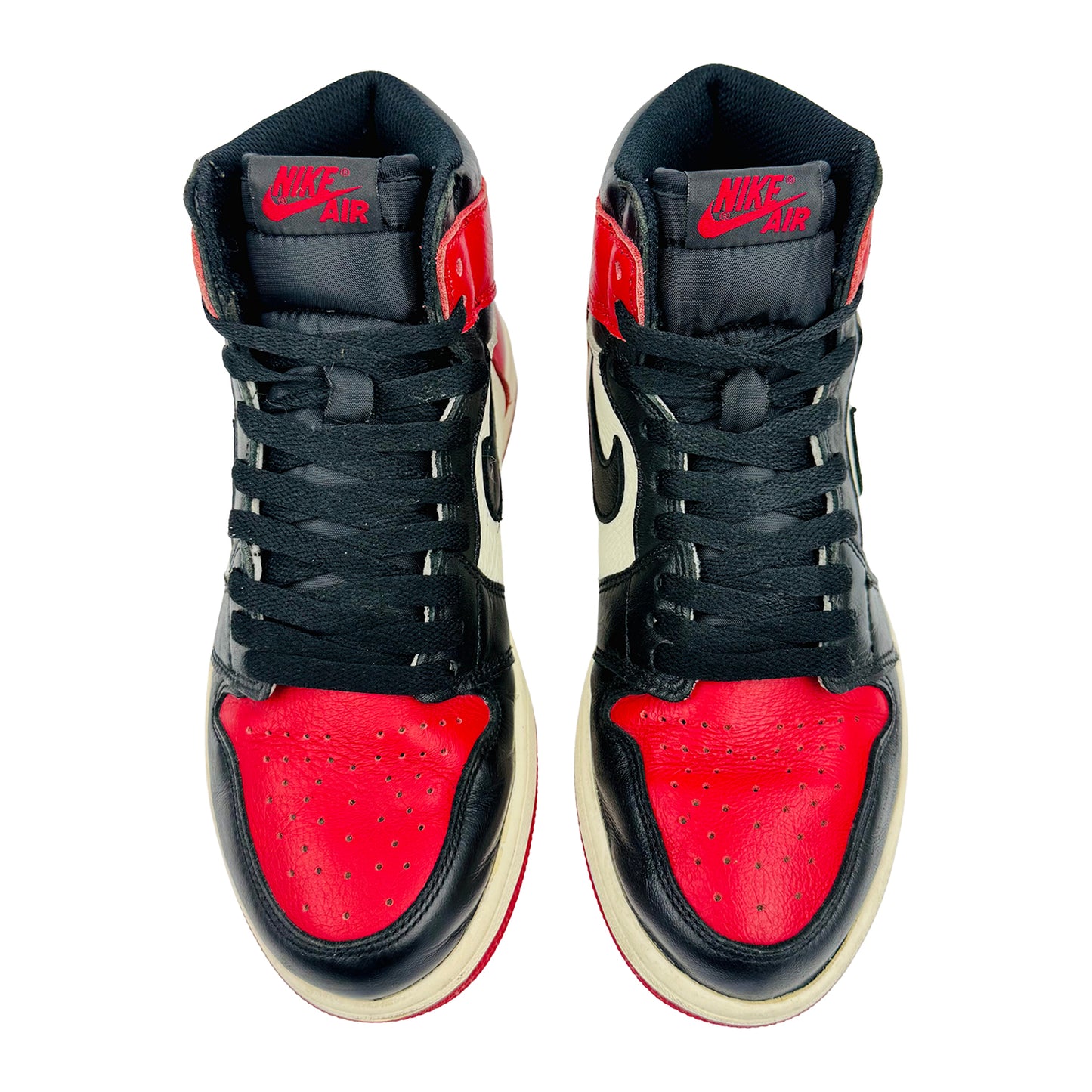 Nike Air Jordan 1 Retro High OG 'Bred Toe' Sneakers (Size 40) - 555088-610