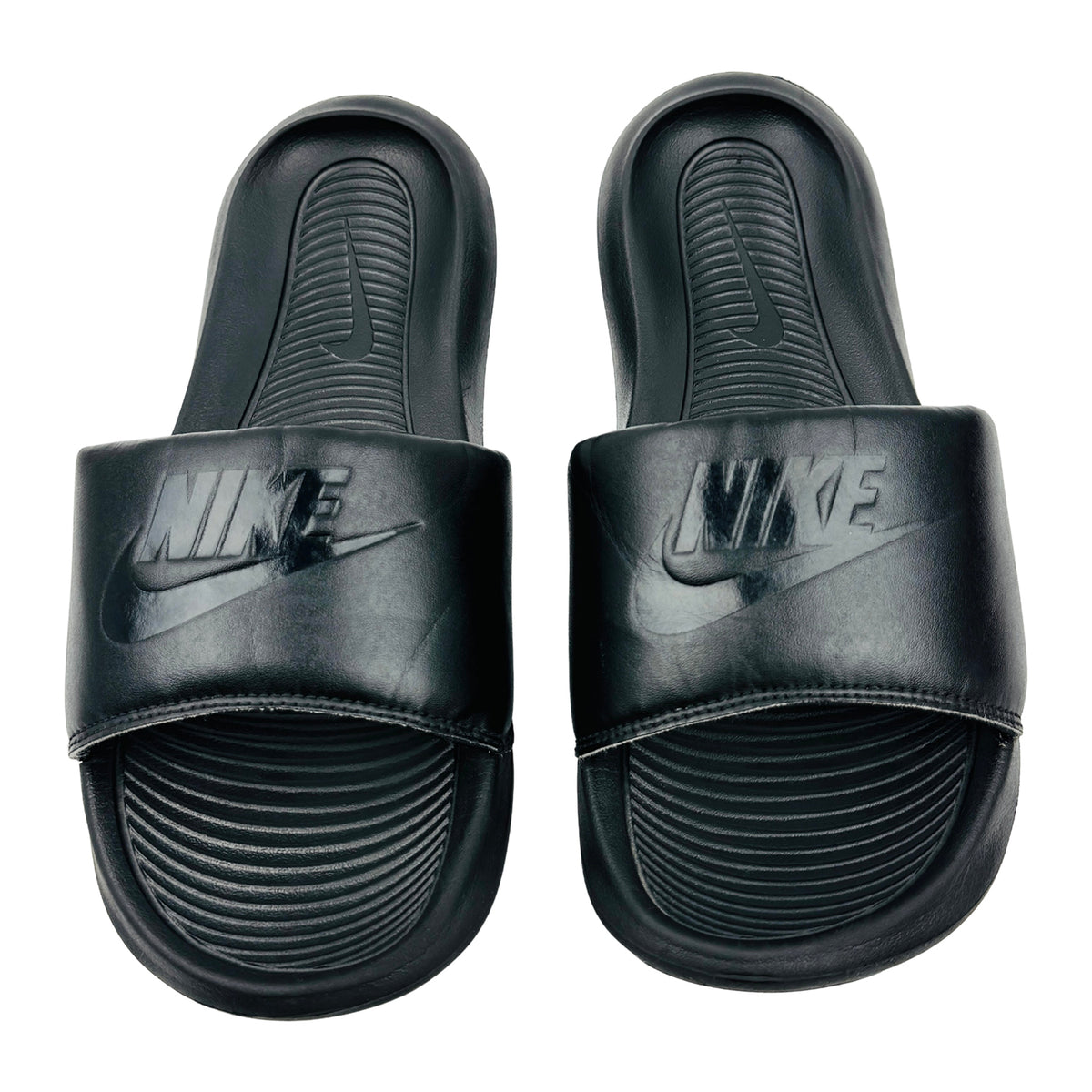 Nike Victori One Triple Black Slides (Size 41) - CN9675-003
