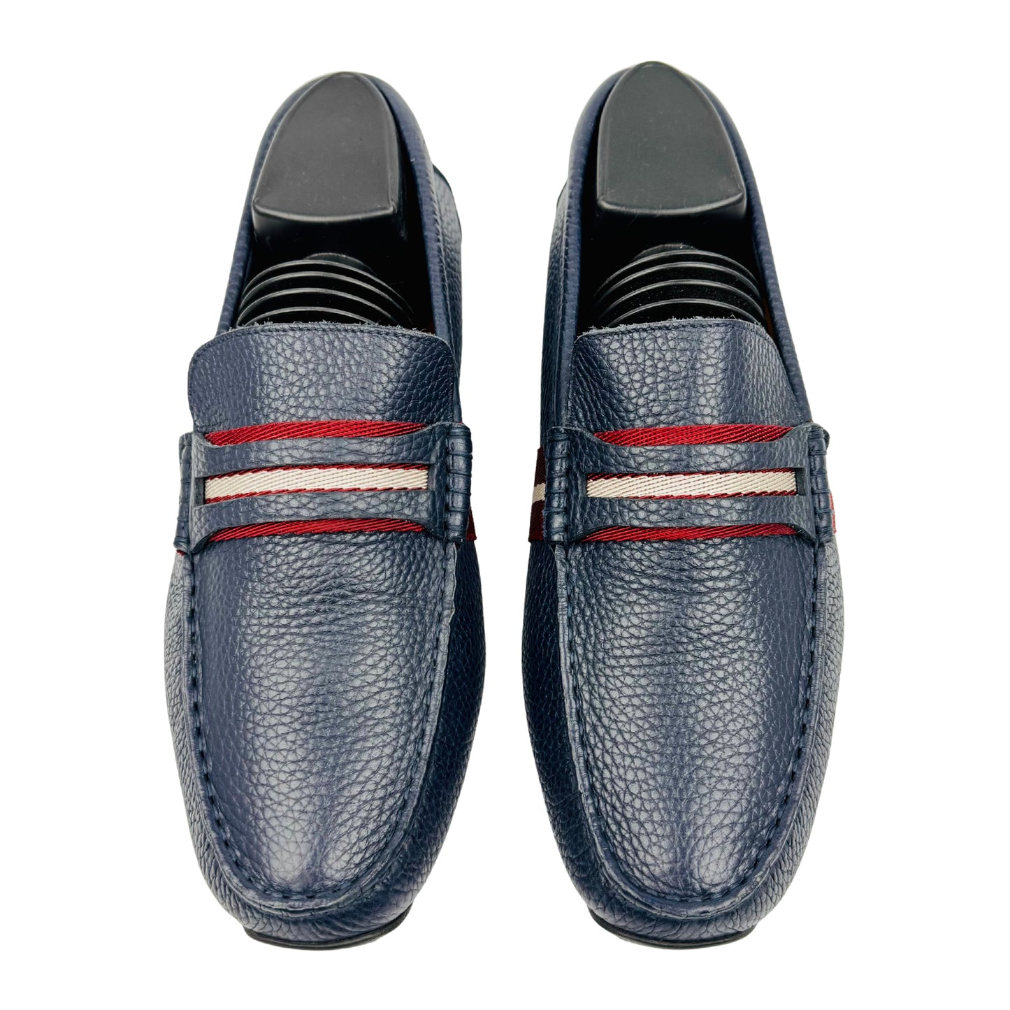 Bally Pietro Navy Leather Loafers (Size 41/41.5) - PIETRO-U