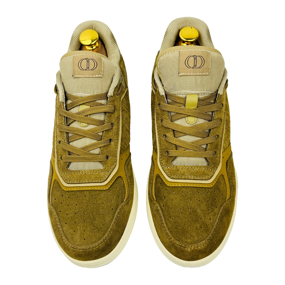 Christian Dior B27 Uptown Khaki Suede Sneakers (Size 41)