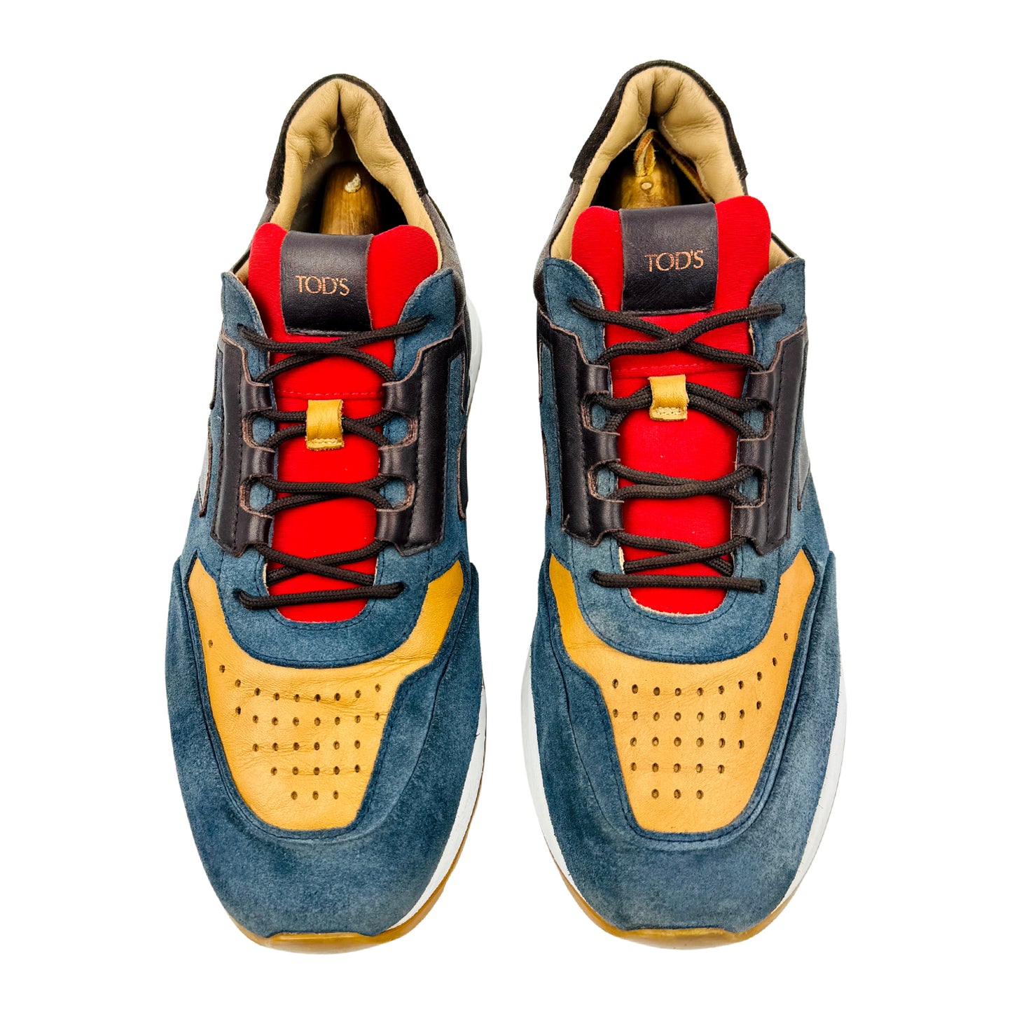 Tod's Men's Multicolor Suede Sneakers (Size 42.5)