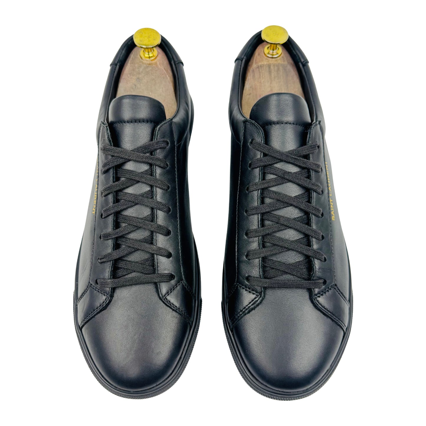 Saint Laurent Andy Calf Leather Sneakers (Size 43) - 596057