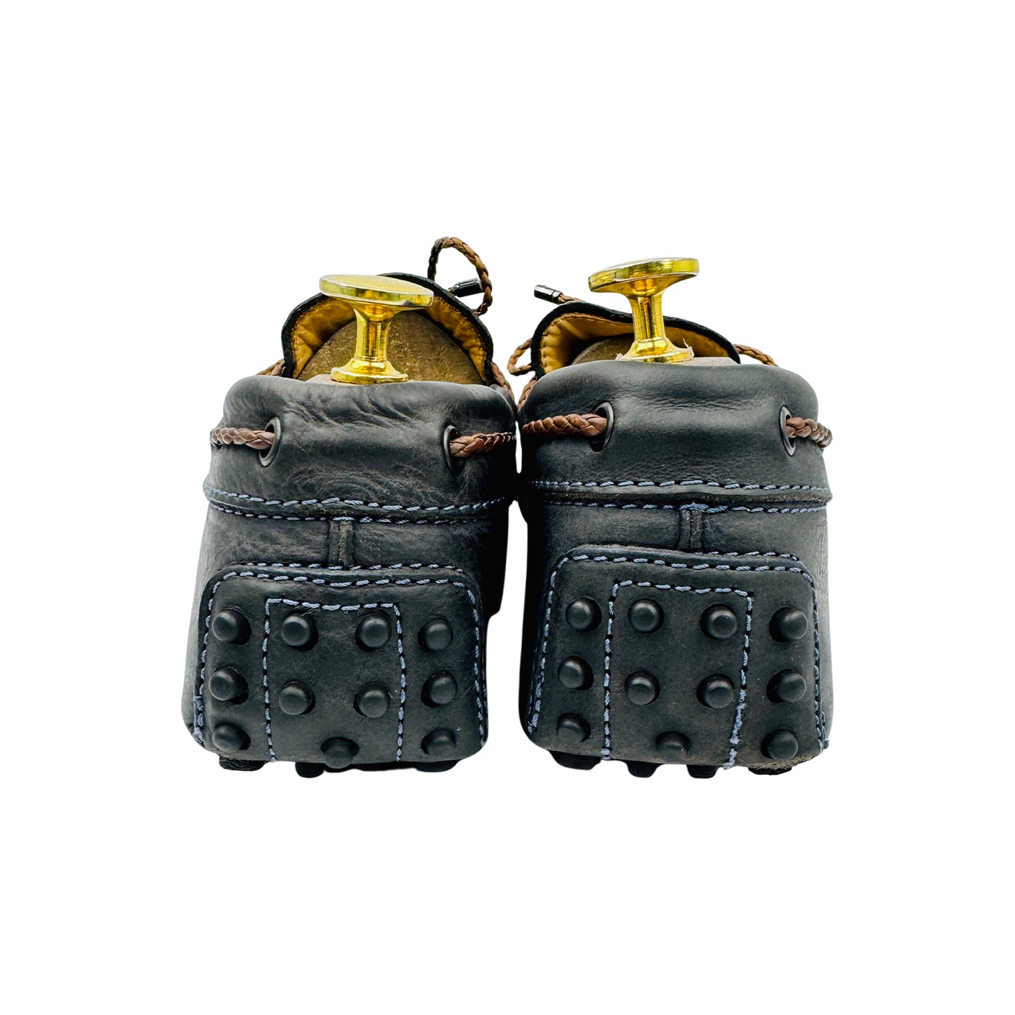 Tod’s Men's Navy Leather Driving Loafers (Size 42)