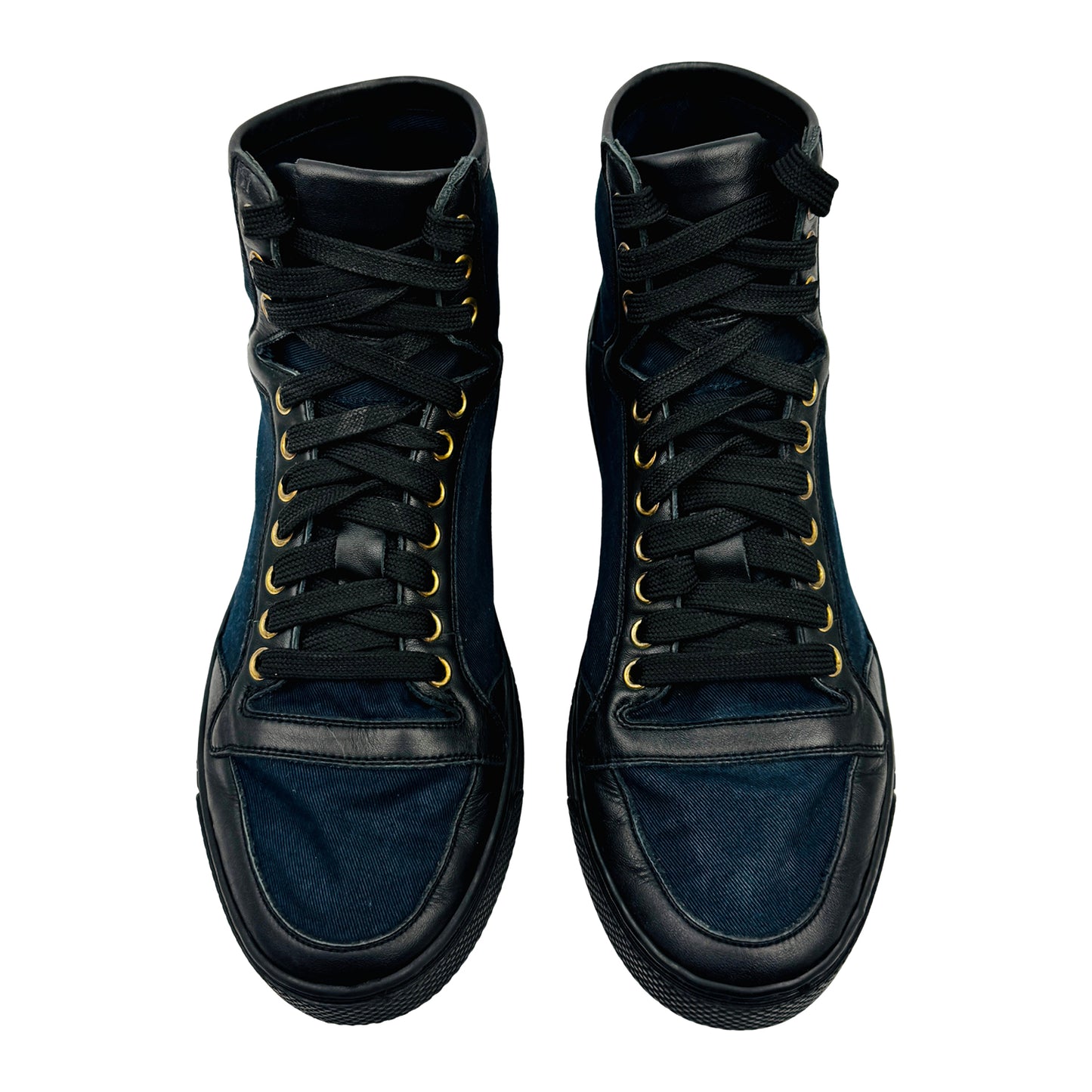 Versace Men's Tessuto-Vitello Sneakers (Size 40.5/41)