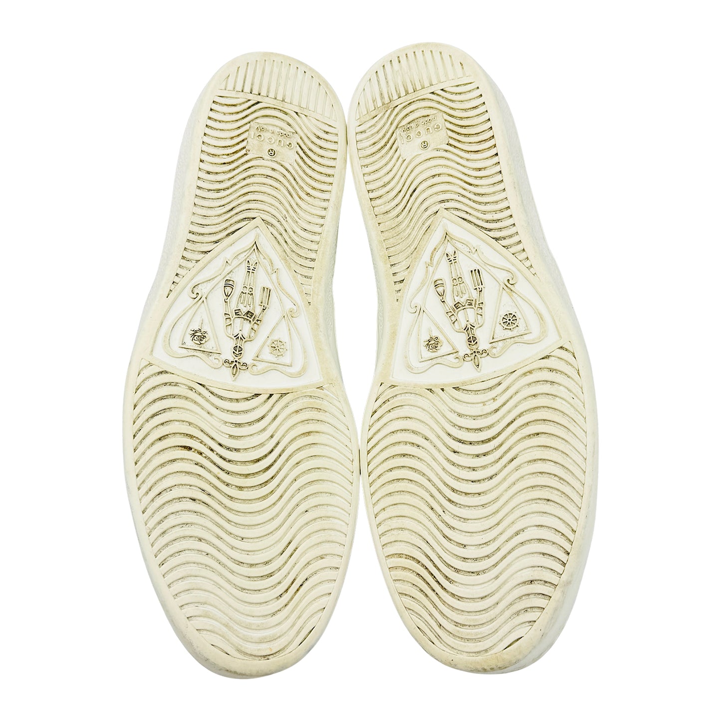 Gucci Ace Logo Stripe 'Mystic White' Shoes (Size 43)