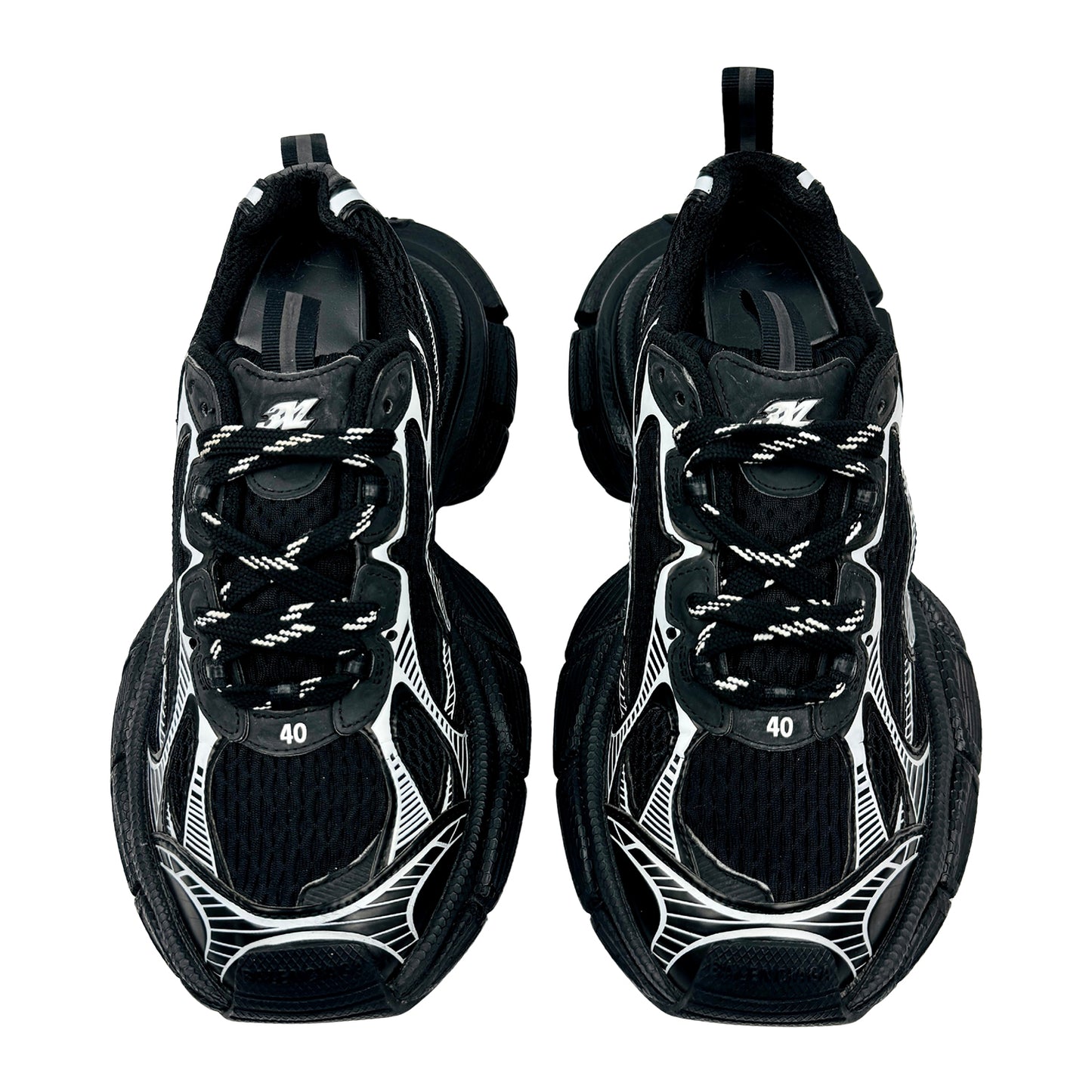 Balenciaga 3XL 'Black Silver' Sneakers (Size 40) - 734734