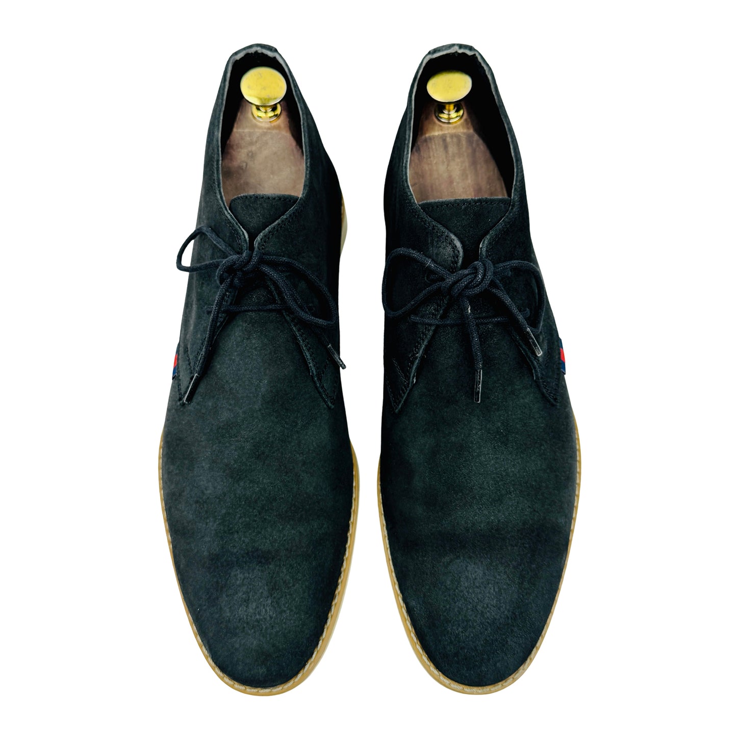 Gucci Men's Dark Navy Chukka Boots (Size 42/42.5)