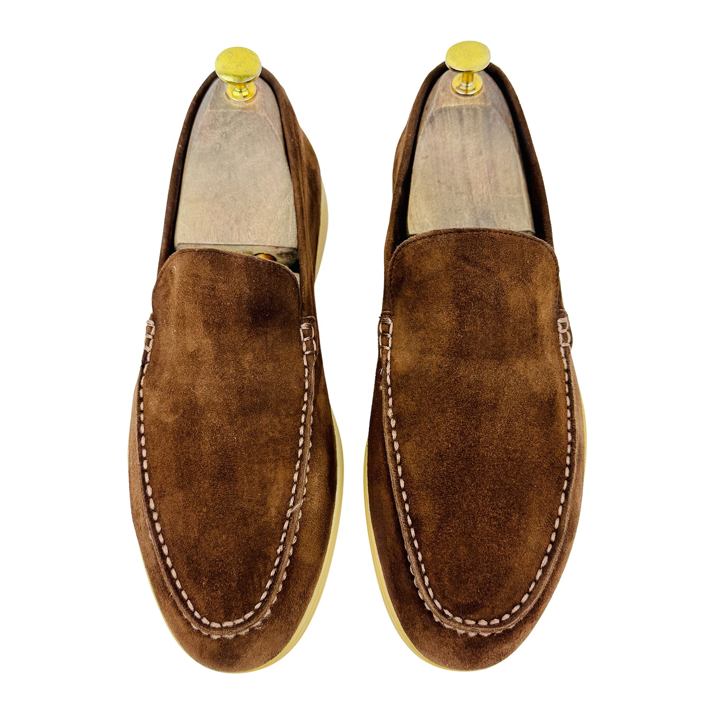Loro Piana Summer Walk Brown Loafers (Size 43) - J56915