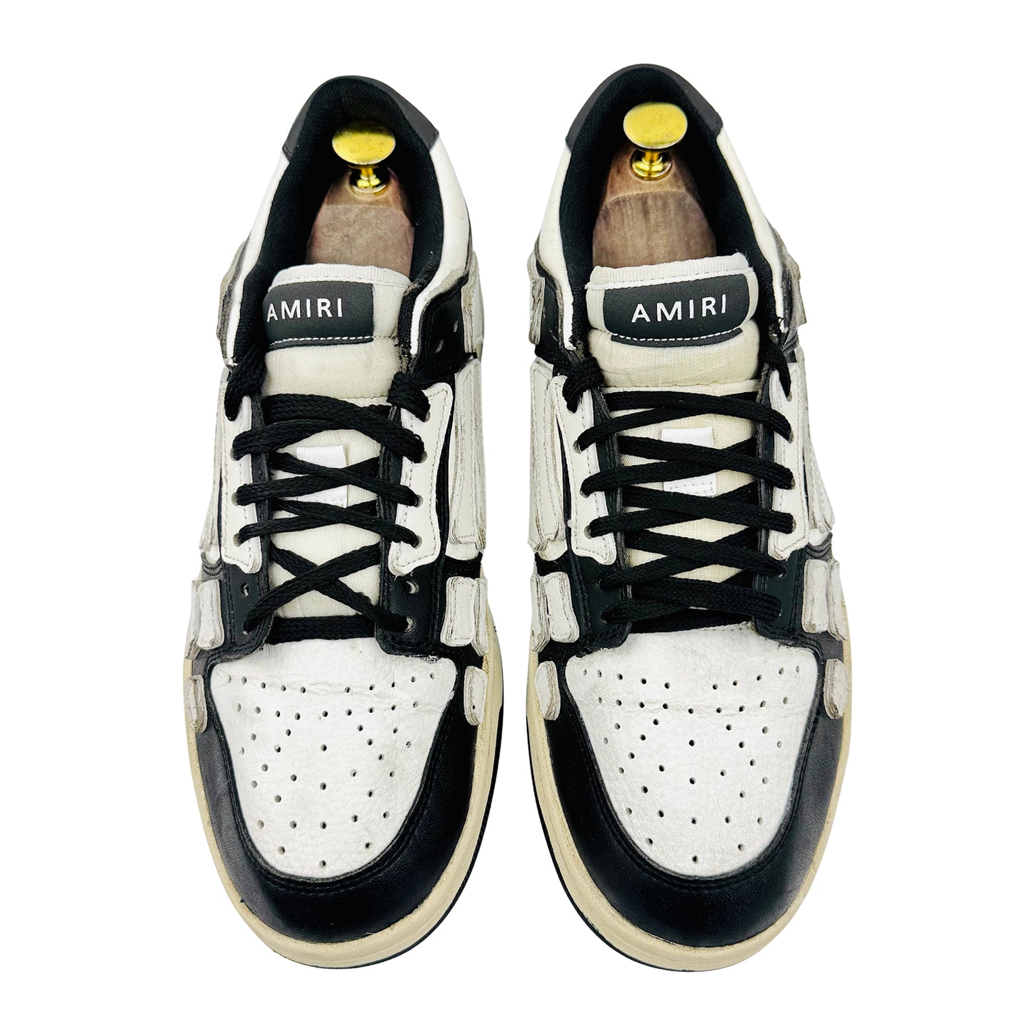 Amiri Men's Skel 'White Black' Sneakers (Size 44) - 2182001