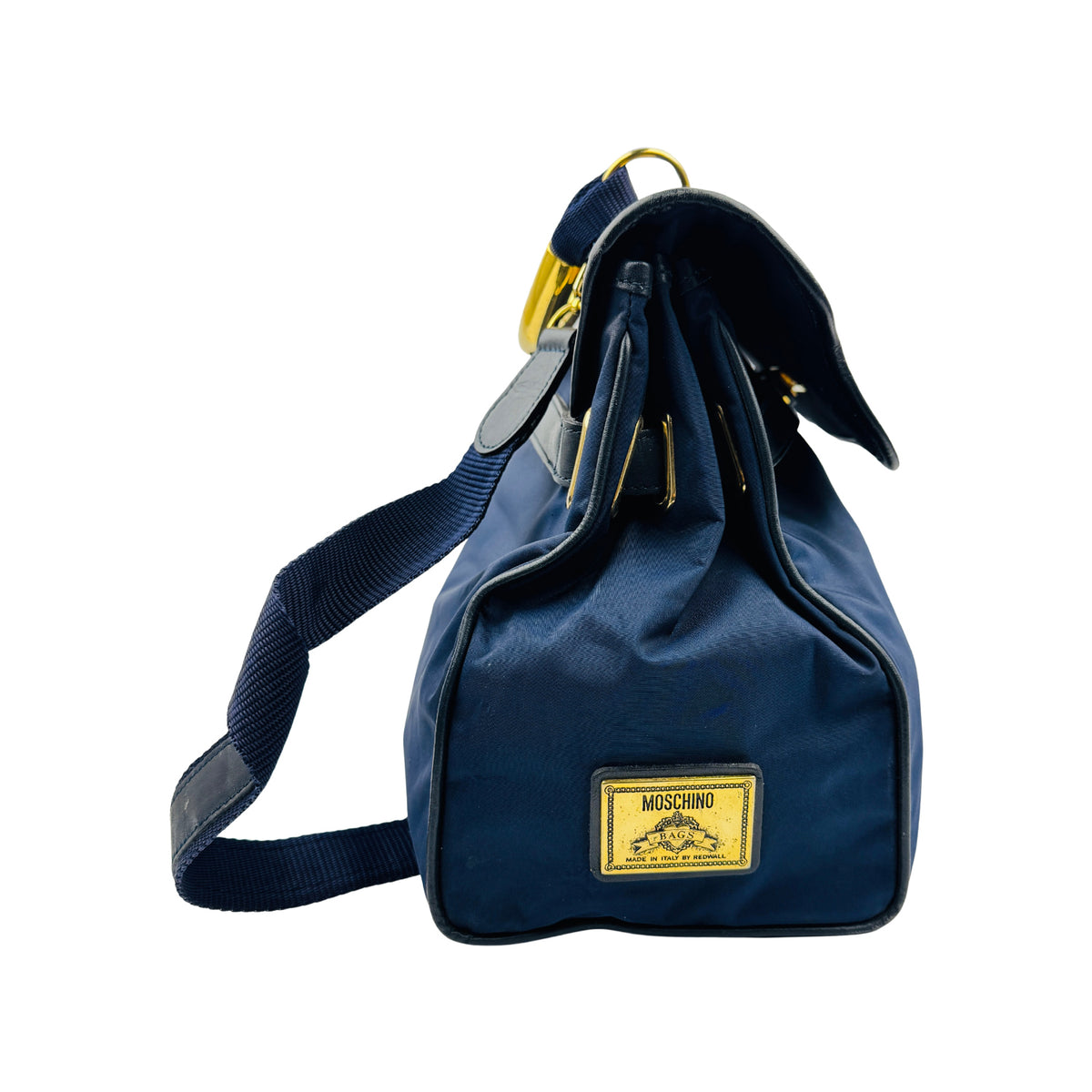Moschino by Redwall Vintage Kelly Style Satchel Bag - 463043 188