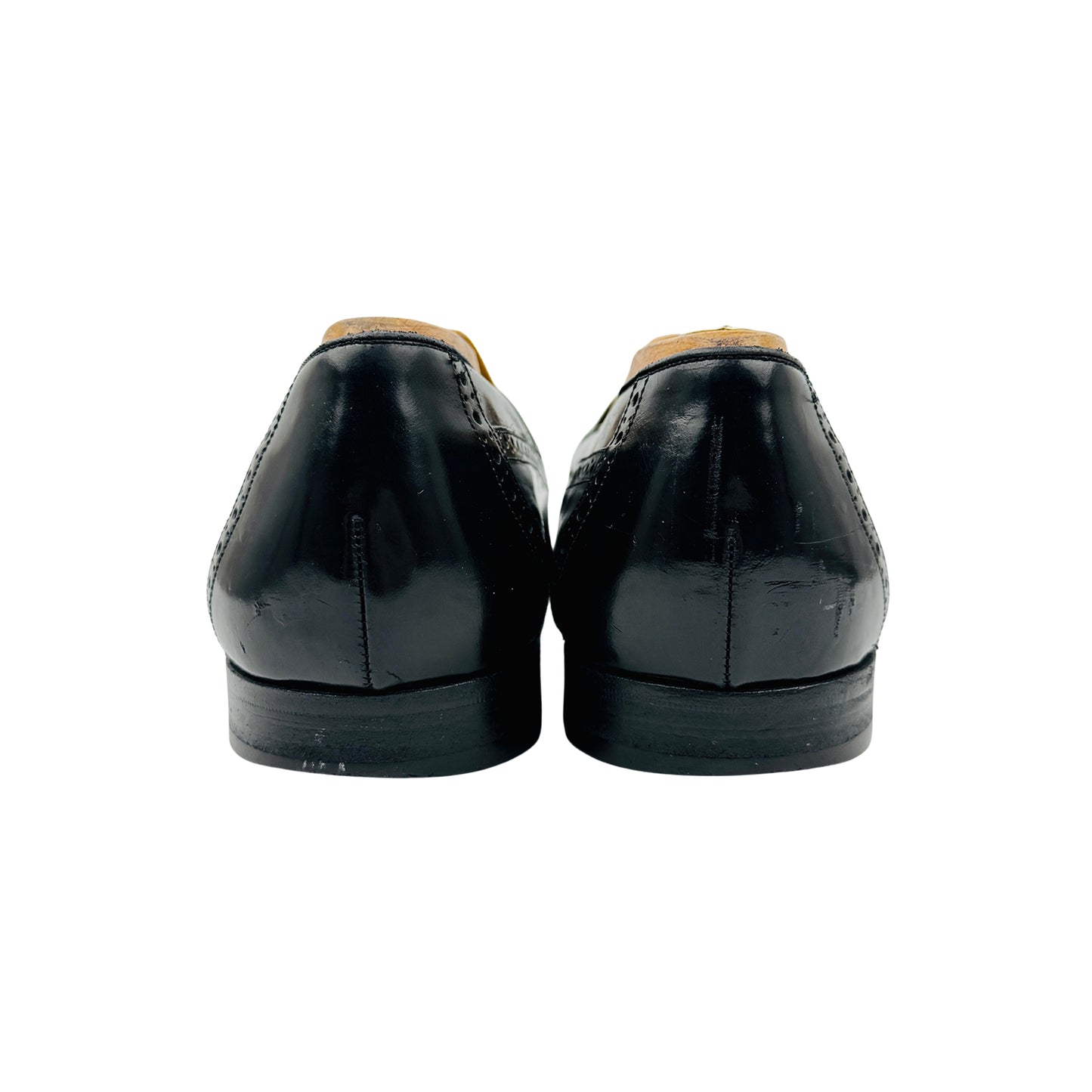 Bally Men's Black Leather Tassel Loafers (Size 43)