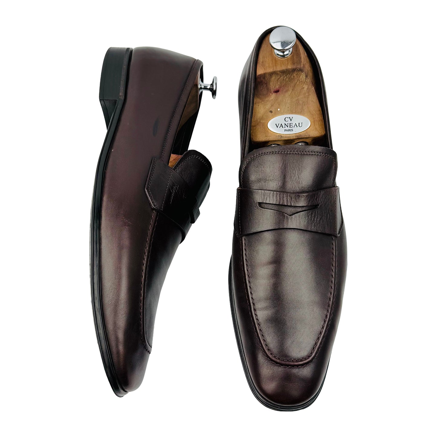 Salvatore Ferragamo Rain Lux Leather Loafers (Size 45/45.5)