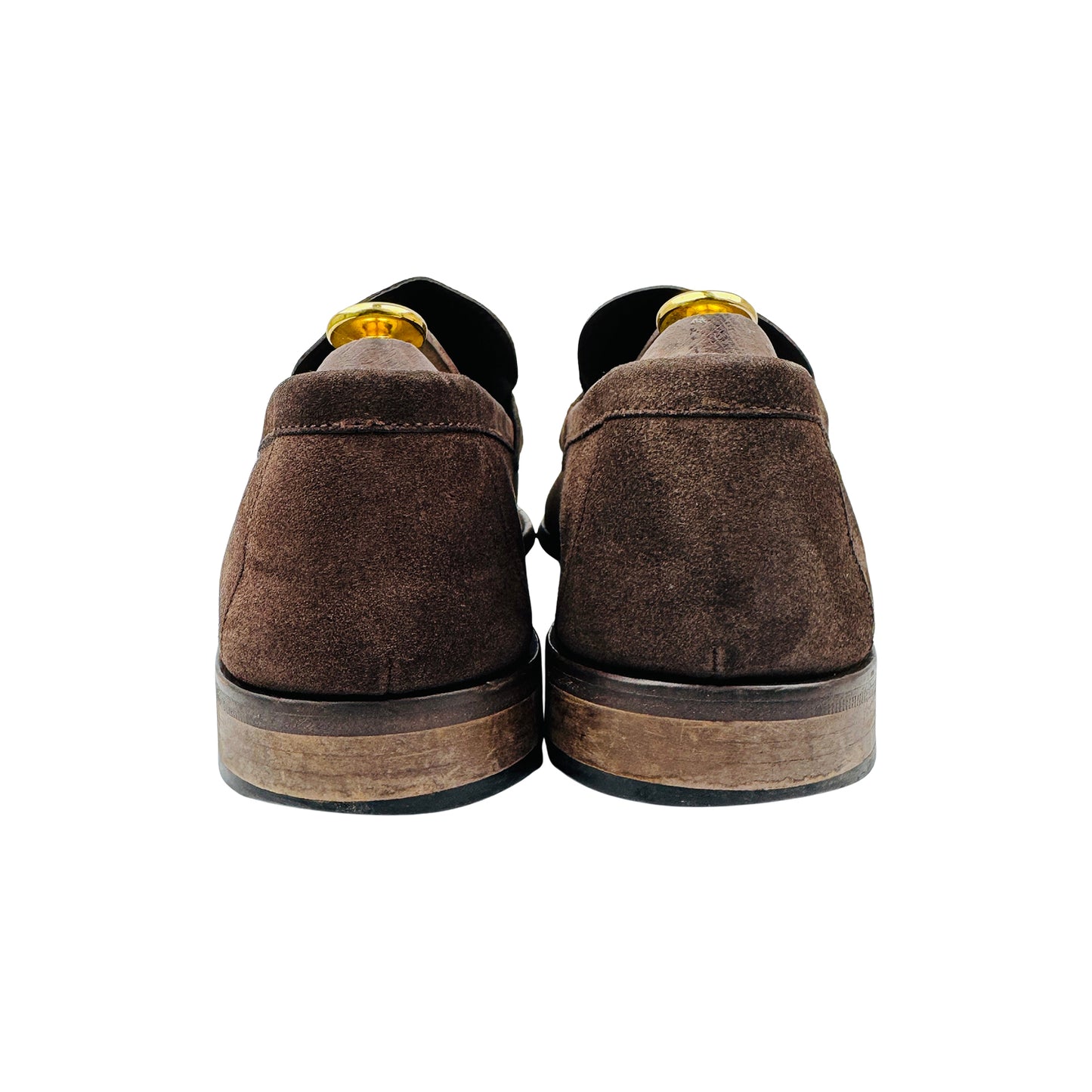 Hugo Boss Men's Brown Suede Horsebit Loafers (Size 43.5)
