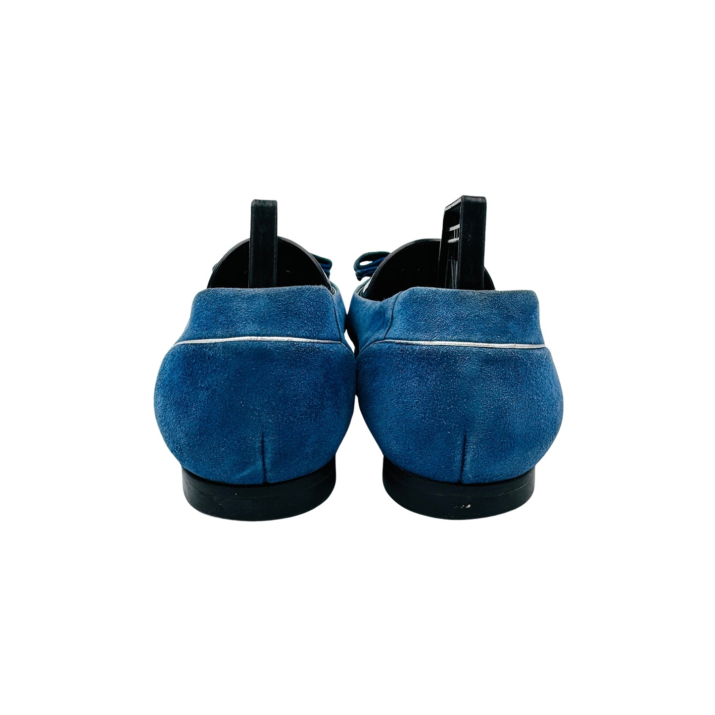 Salvatore Ferragamo Blue Ballet Flats (Size 37/37.5)
