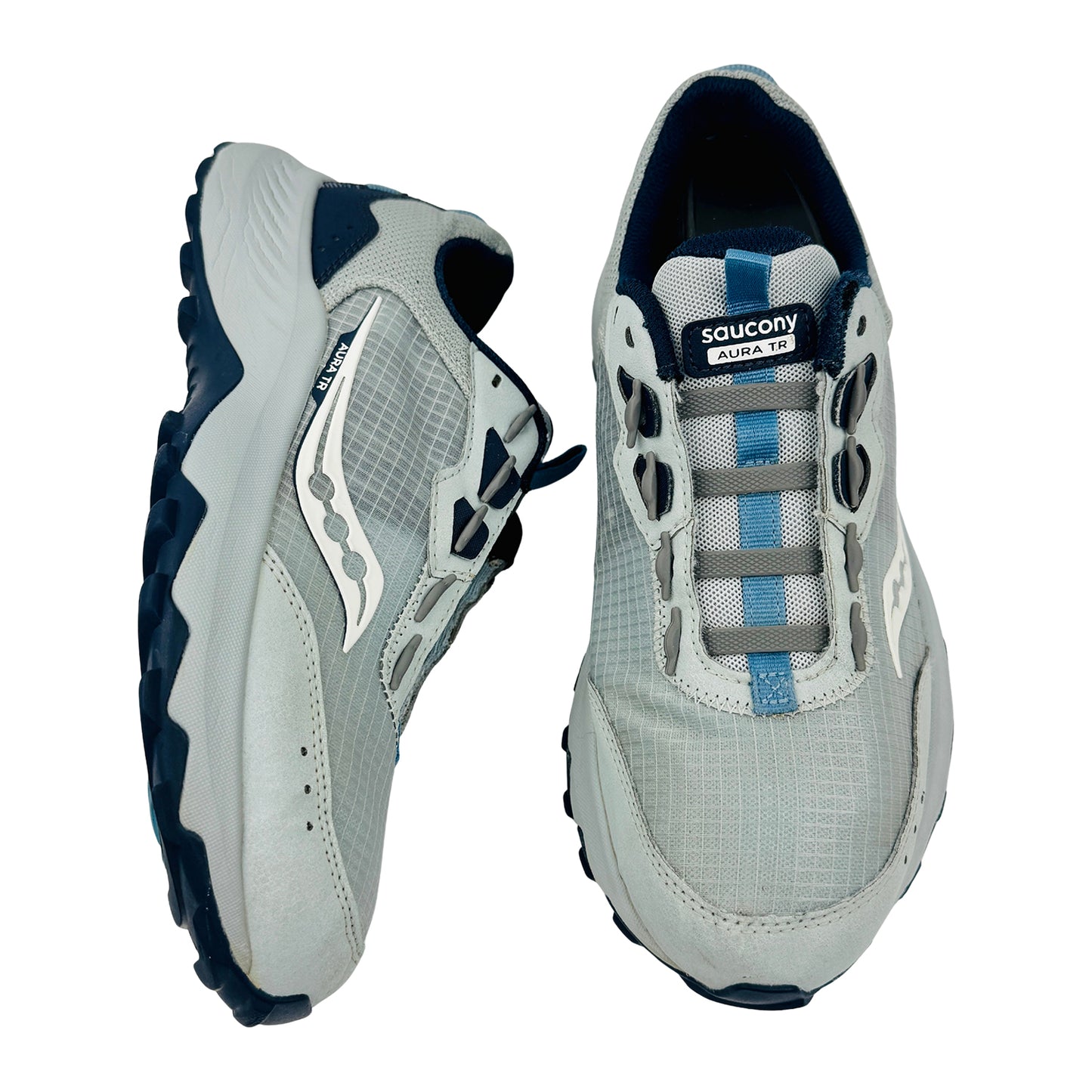 Saucony Aura TR Light Grey Shoes (Size 40.5) - S10863-115