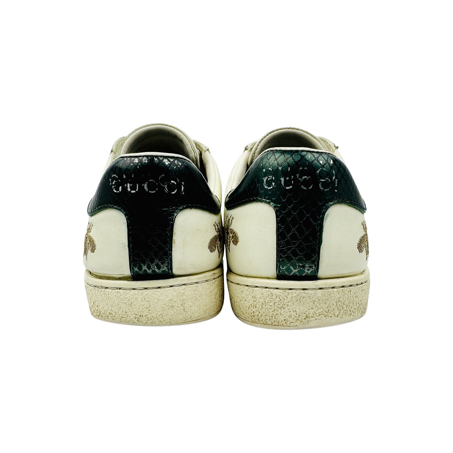 Gucci Ace Embroidered 'Bees & Stars' Sneakers (Size 40)