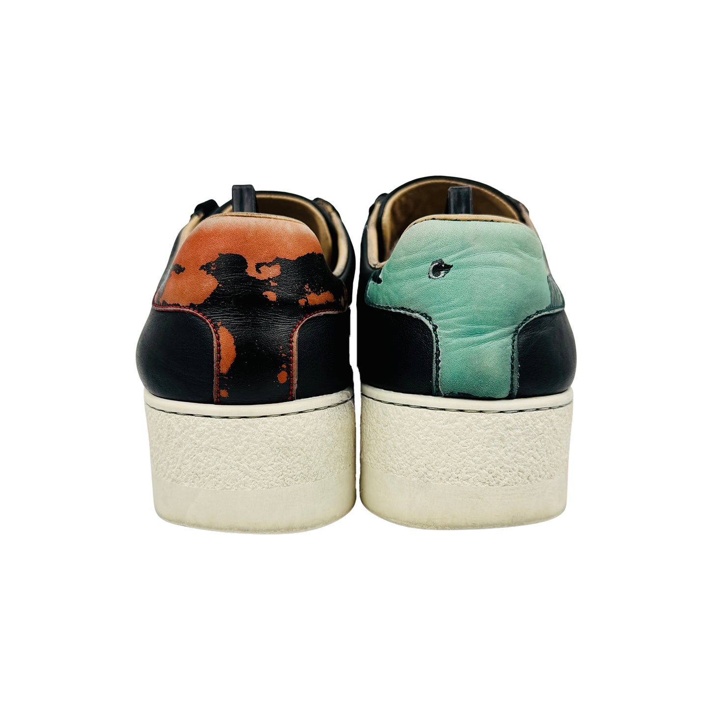 Gucci Ace Platform Black Sneakers (Size 38.5) - 577573