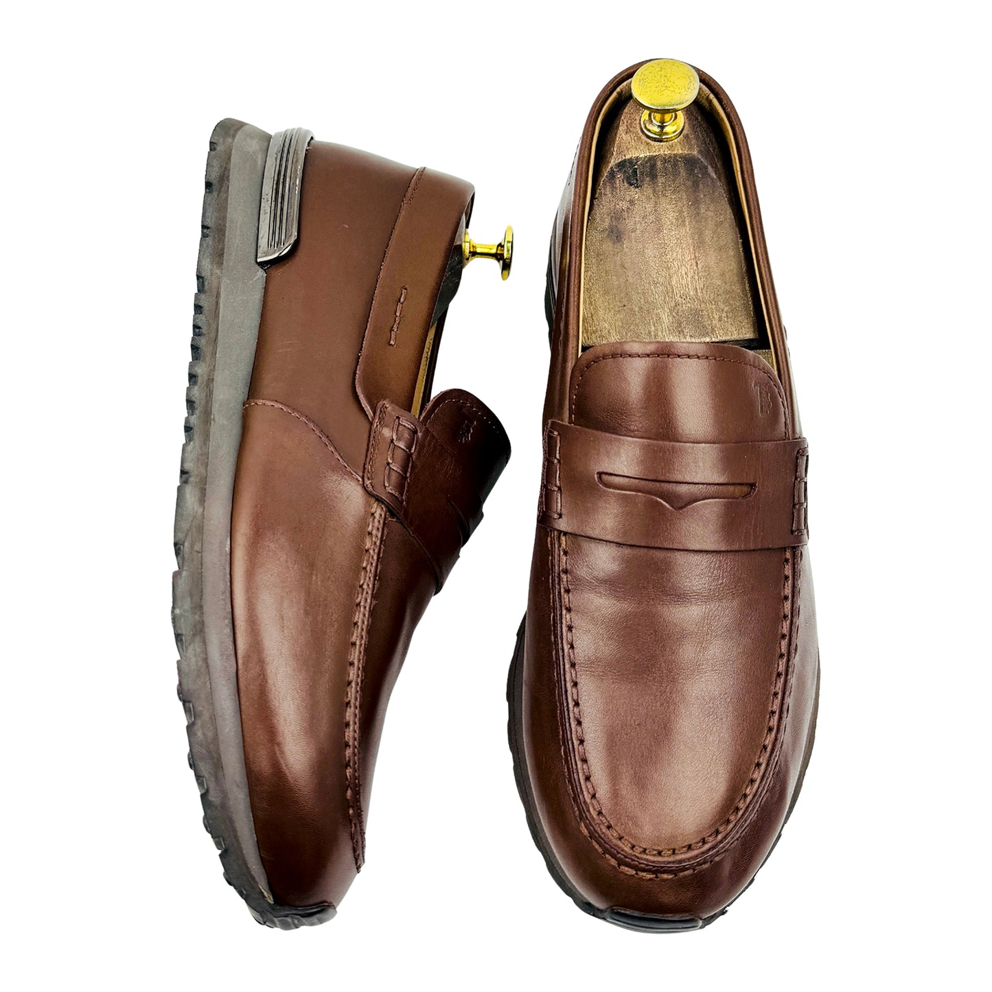 Tod's Men's Brown Penny Loafers (Size 41/41.5)