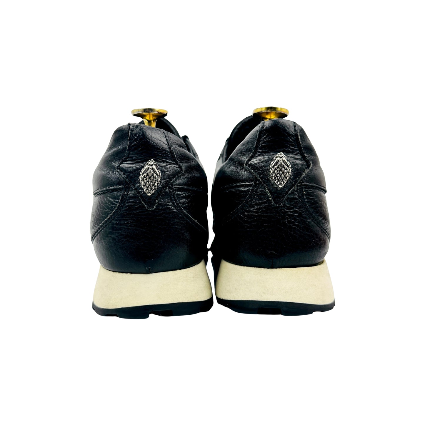 Roberto Cavalli RC Monogram Black Leather Sneakers (Size 41/41.5)