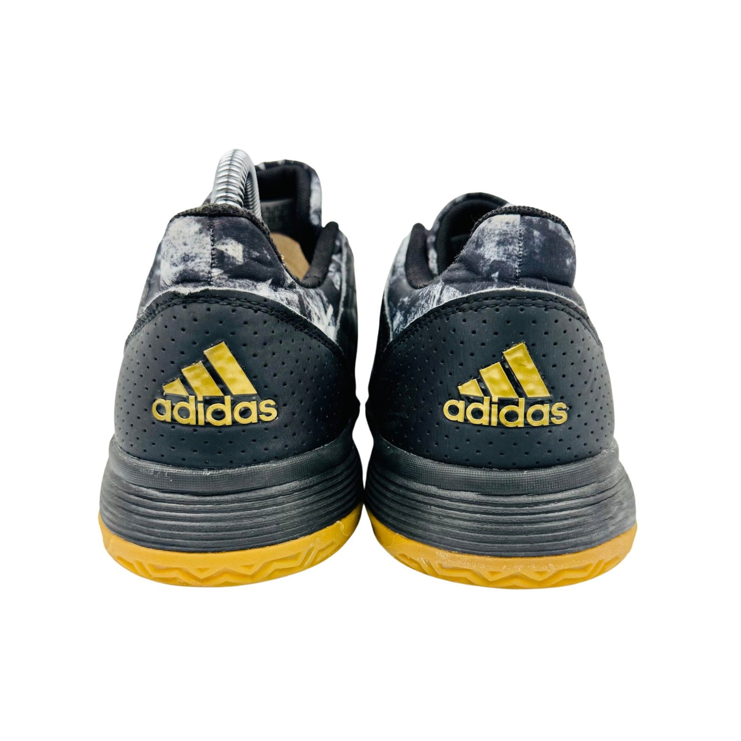 Adidas Ligra 5  Black Gold Sneakers (Size 44) - BY2572
