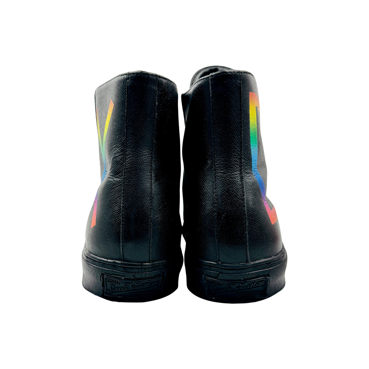 Louis Vuitton Men's Black High Top Sneakers (Size 44) - 1A5QD2