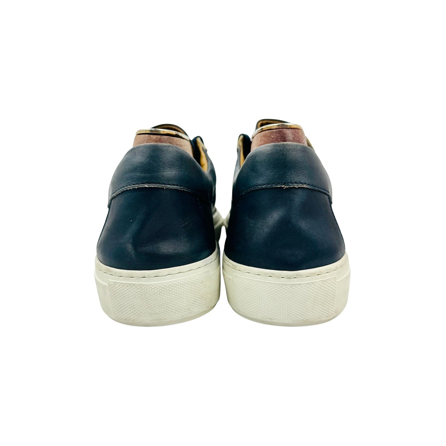 Cerruti 1881 Men's Navy Leather Sneakers (Size 43)