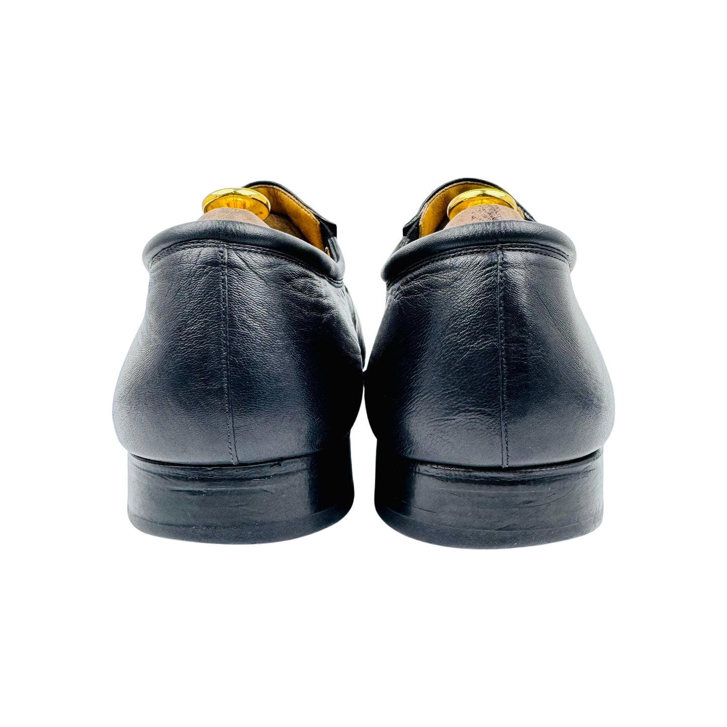Magnanni Dominguez Black Leather Loafers (Size 45) - 12655