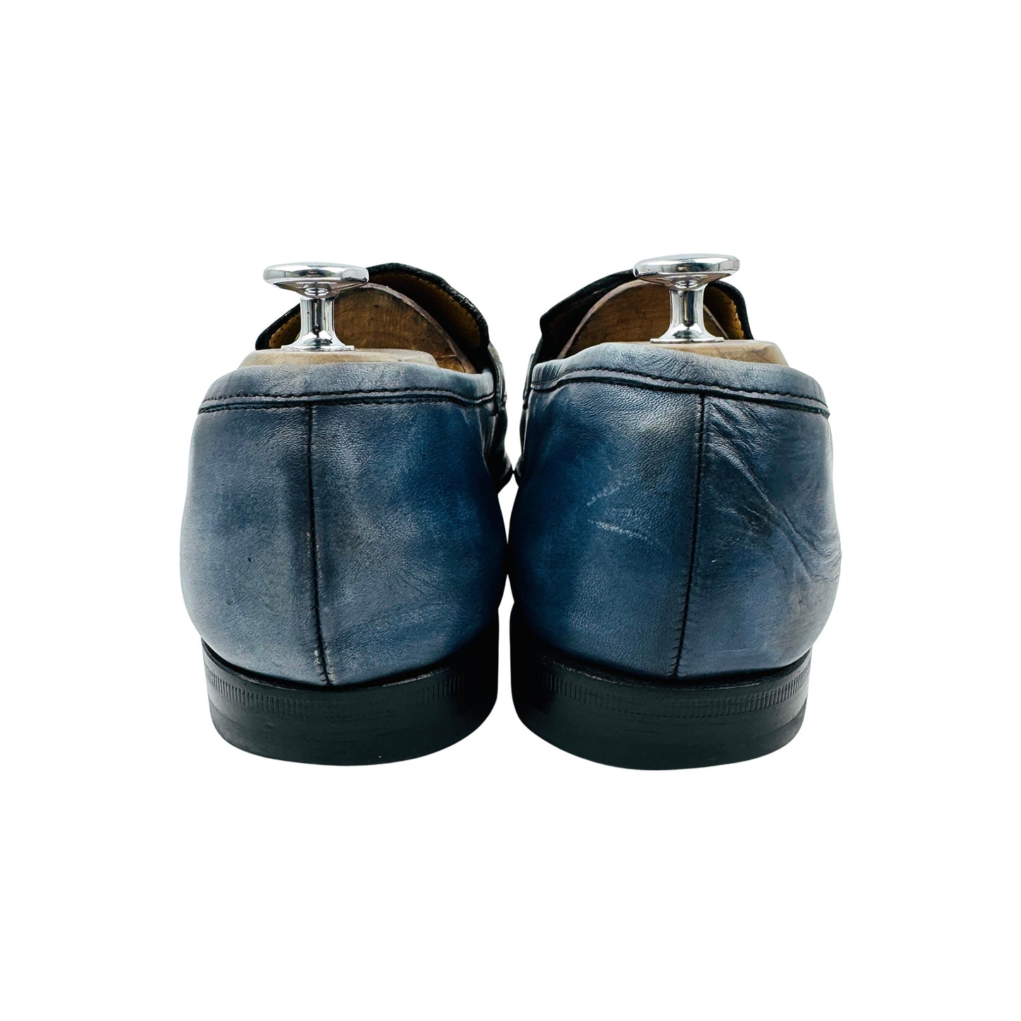 Calce Men's Blue Horsebit Loafers (Size 43.5)