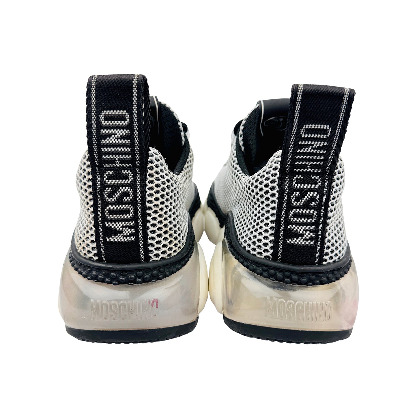 Moschino Bubble Teddy 'Black White 3D' Shoes (Size 40)