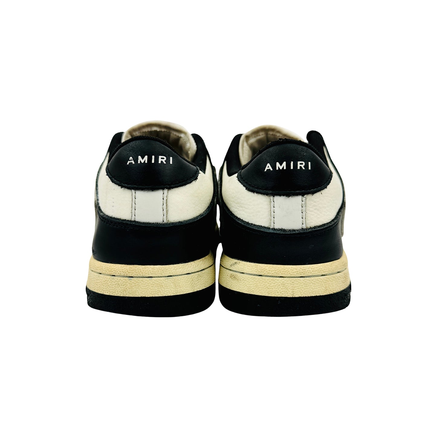 Amiri Skel Top Low 'Black White' Sneakers (Size 42)