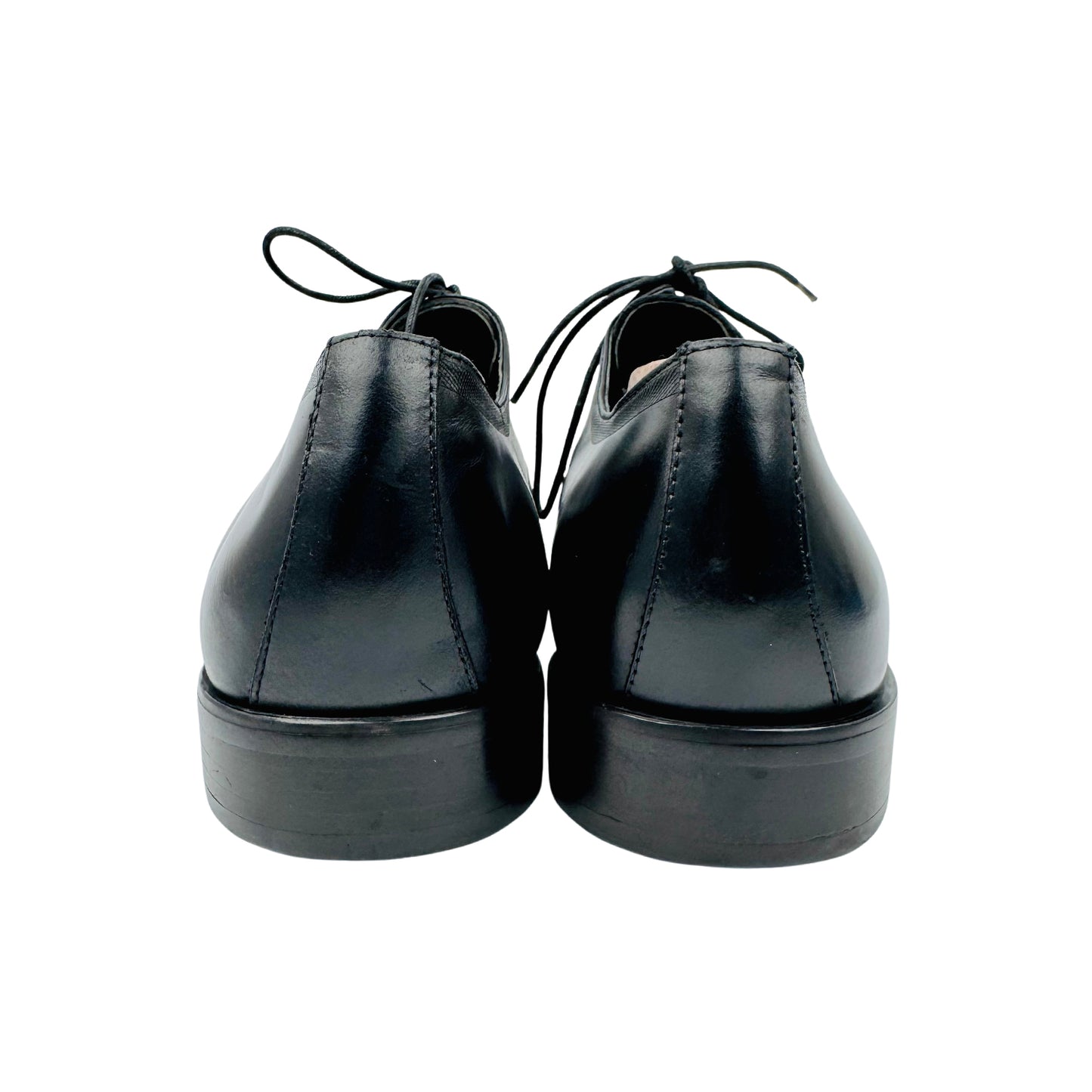 Duchini Men's Formal Black Leather Oxfords (Size 44)