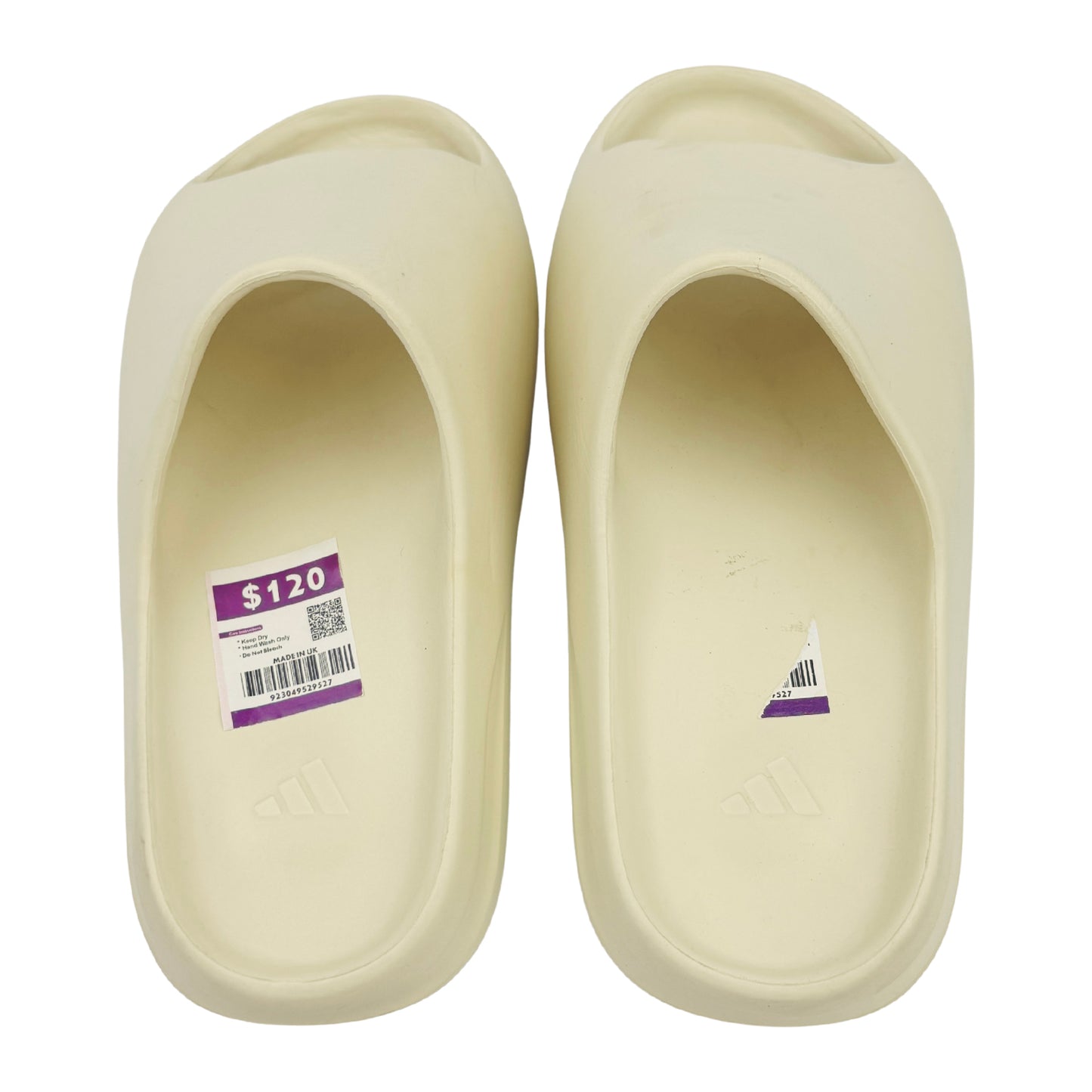 Adidas Yeezy 'Bone' EVA Foam Slides (Size 42)