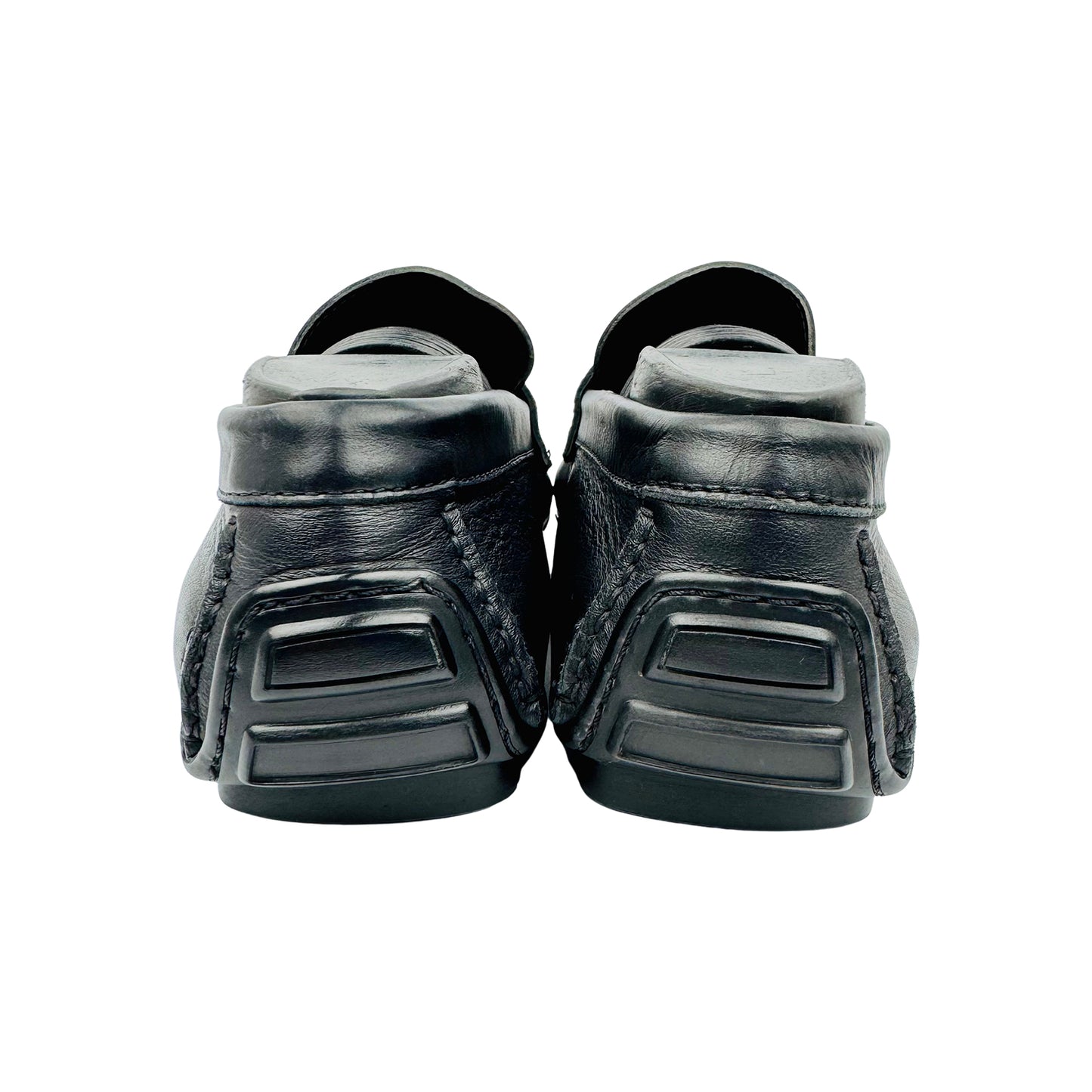 Roberto Cavalli Black Leather Loafers (Size 40)