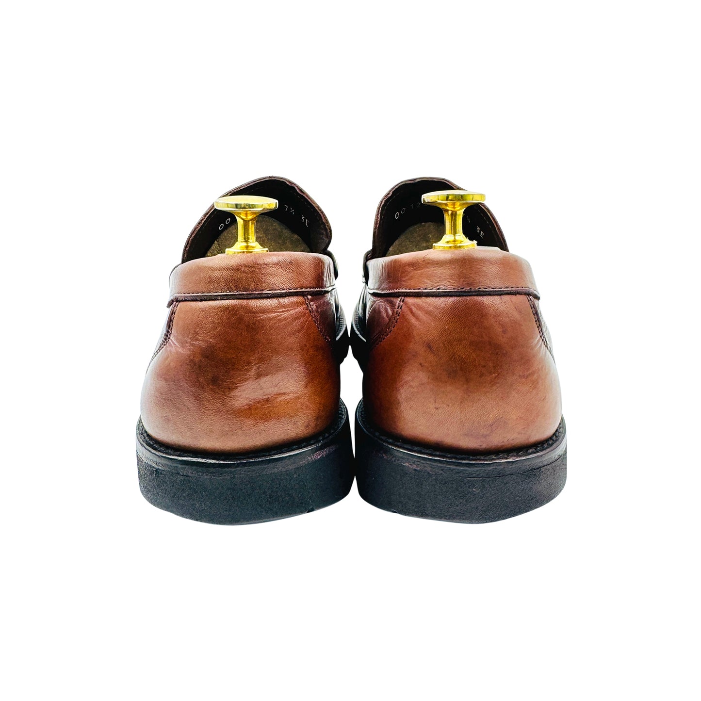 Salvatore Ferragamo Brown Gancini Bit Loafers (Size 42)