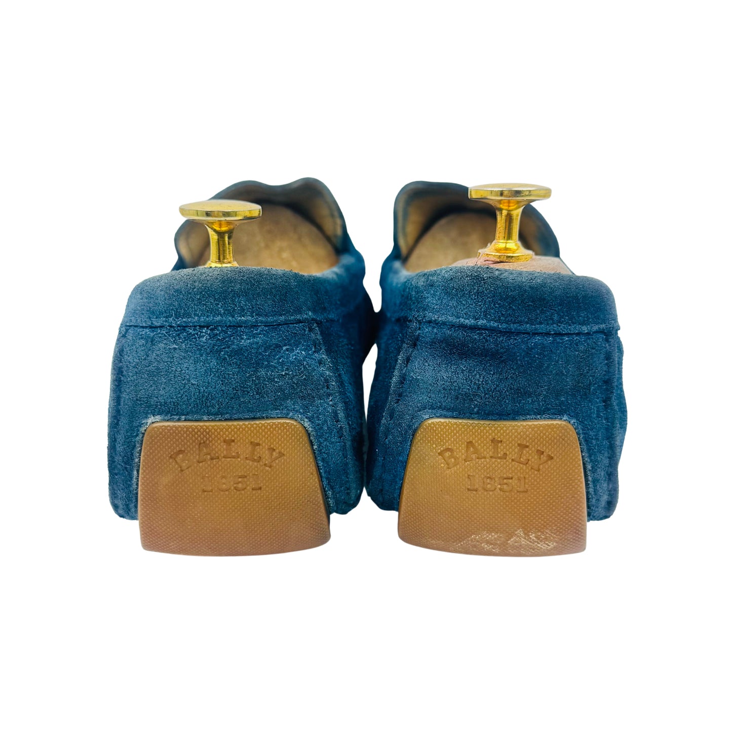 Bally Men's Wabler Suede Blue Loafer (Size 42)