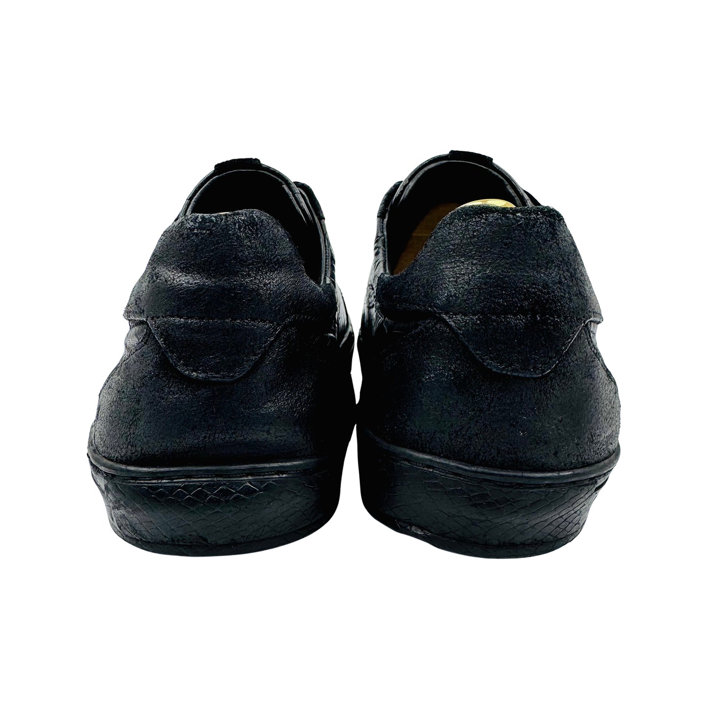 Roberto Cavalli Crocodile Embossed Leather Sneakers (Size 43/43.5)