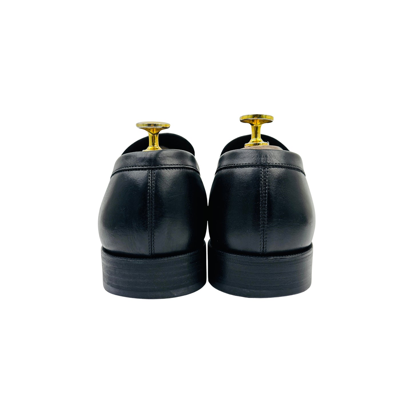 Salvatore Ferragamo Black Leather Loafers (Size 42)