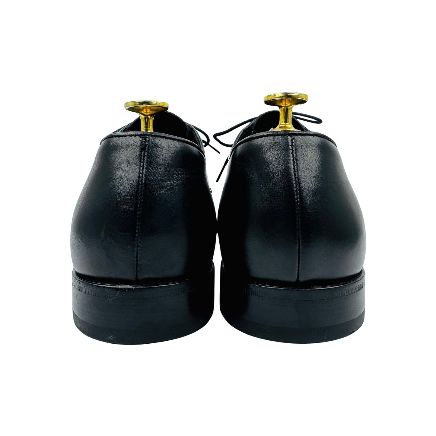 Prada Men's Black Leather Oxfords (Size 42.5) - DNC 099