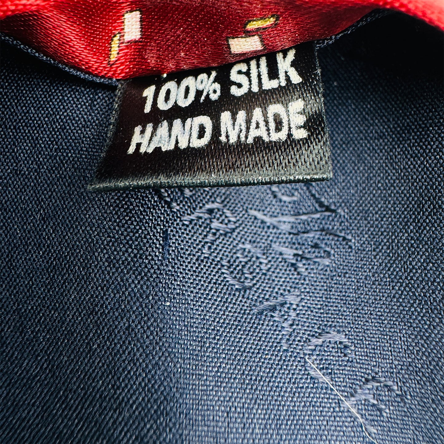 Versace Red 'Geometric Motifs' Silk Tie (Size Regular)