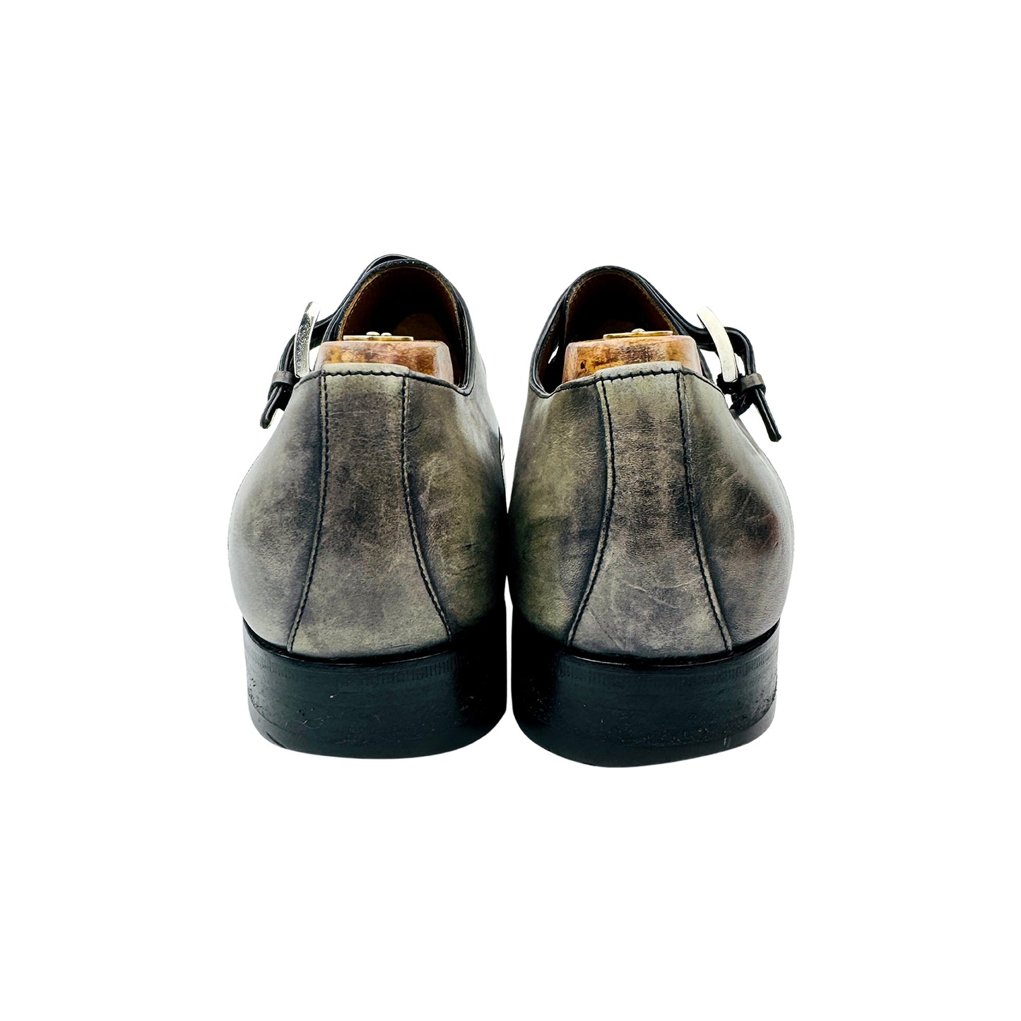 Amedeo Testoni Single Monk-Strap Brogue Dress Shoes (Size 43)