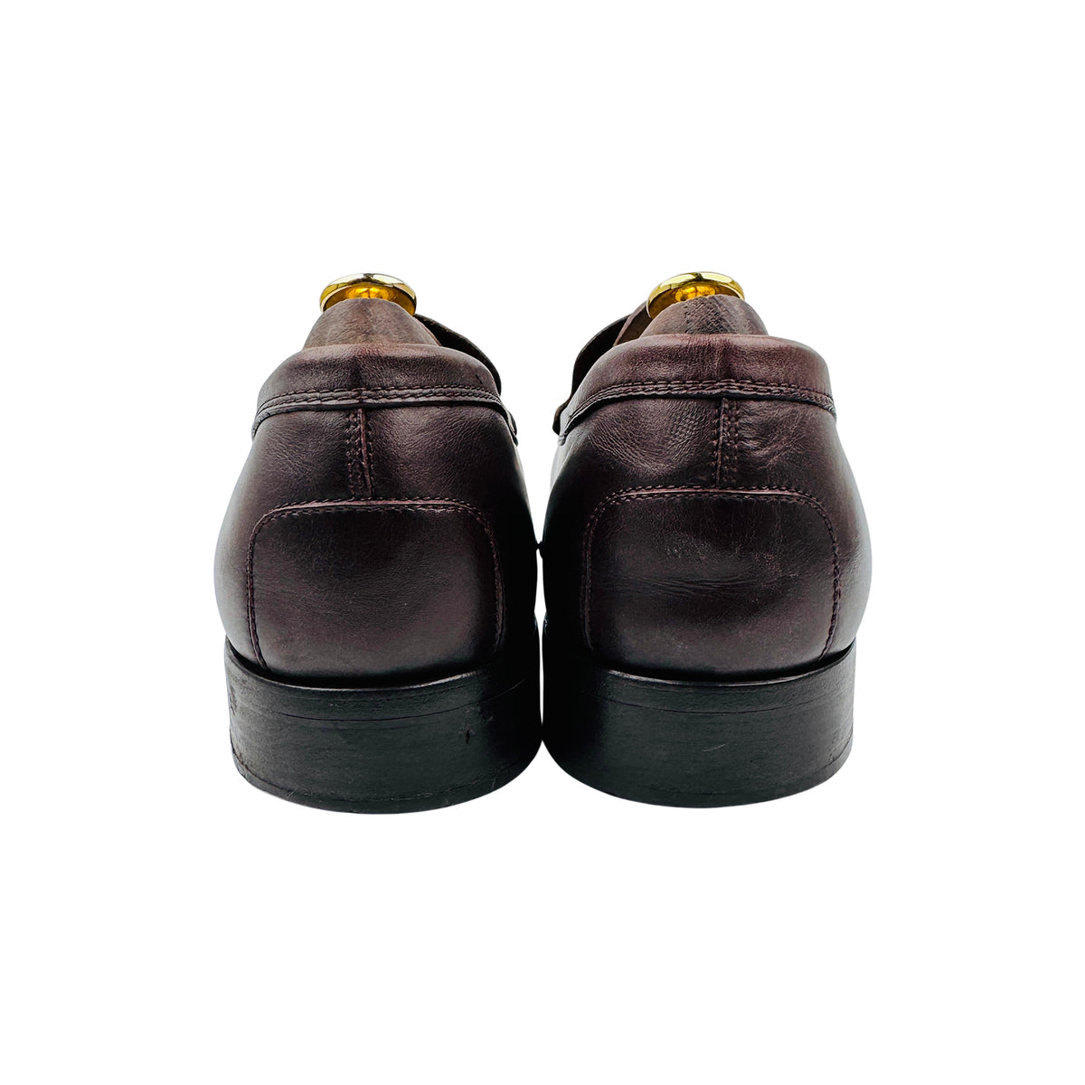 Tods Men's Dark Brown Leather Loafers (Size 43)