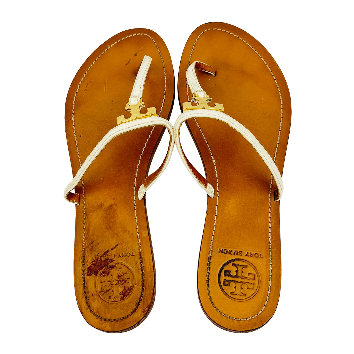 Tory Burch Leather Thong Sandal Slippers (Size 40.5)