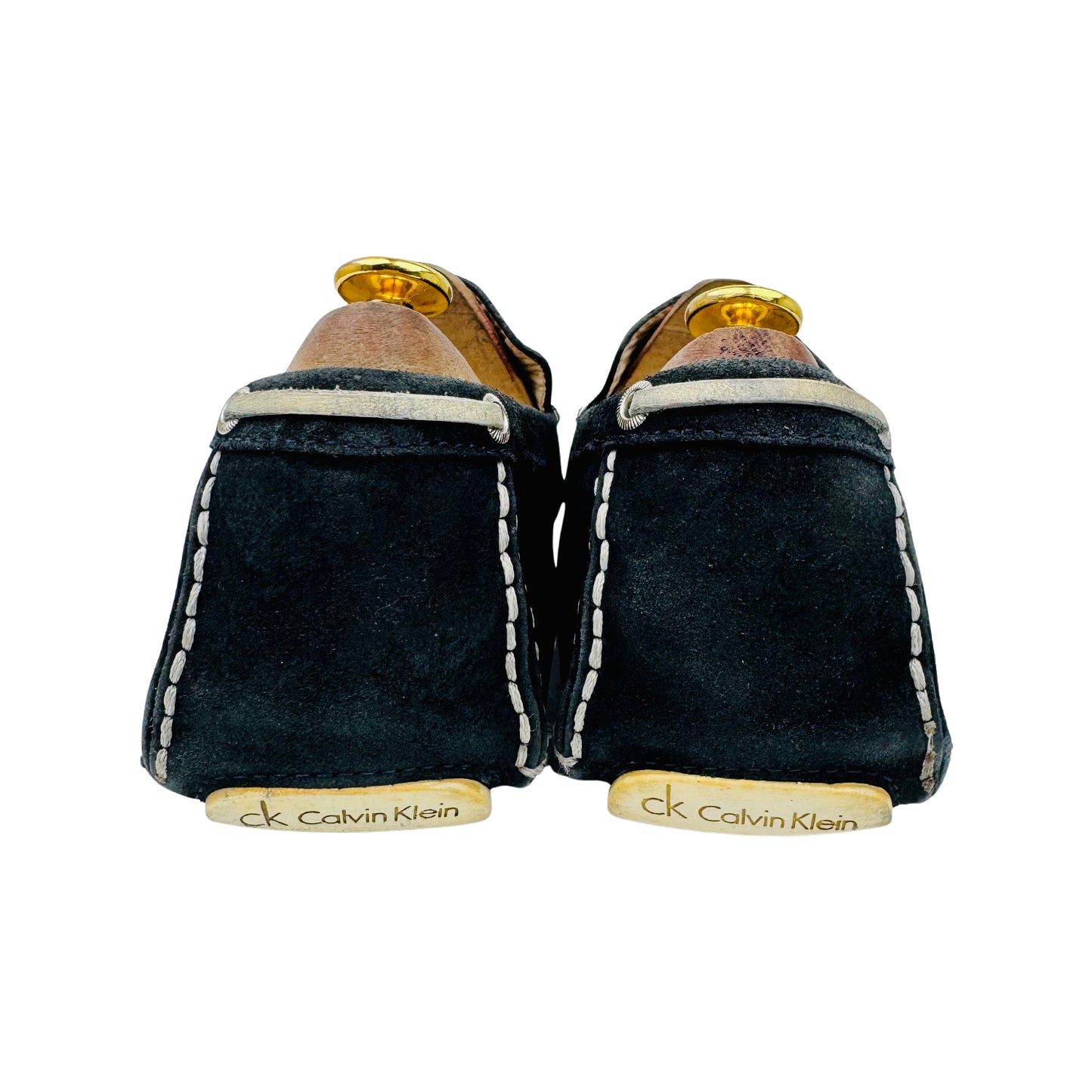 Calvin Klein Men's Black Suede Loafer (Size 42.5)