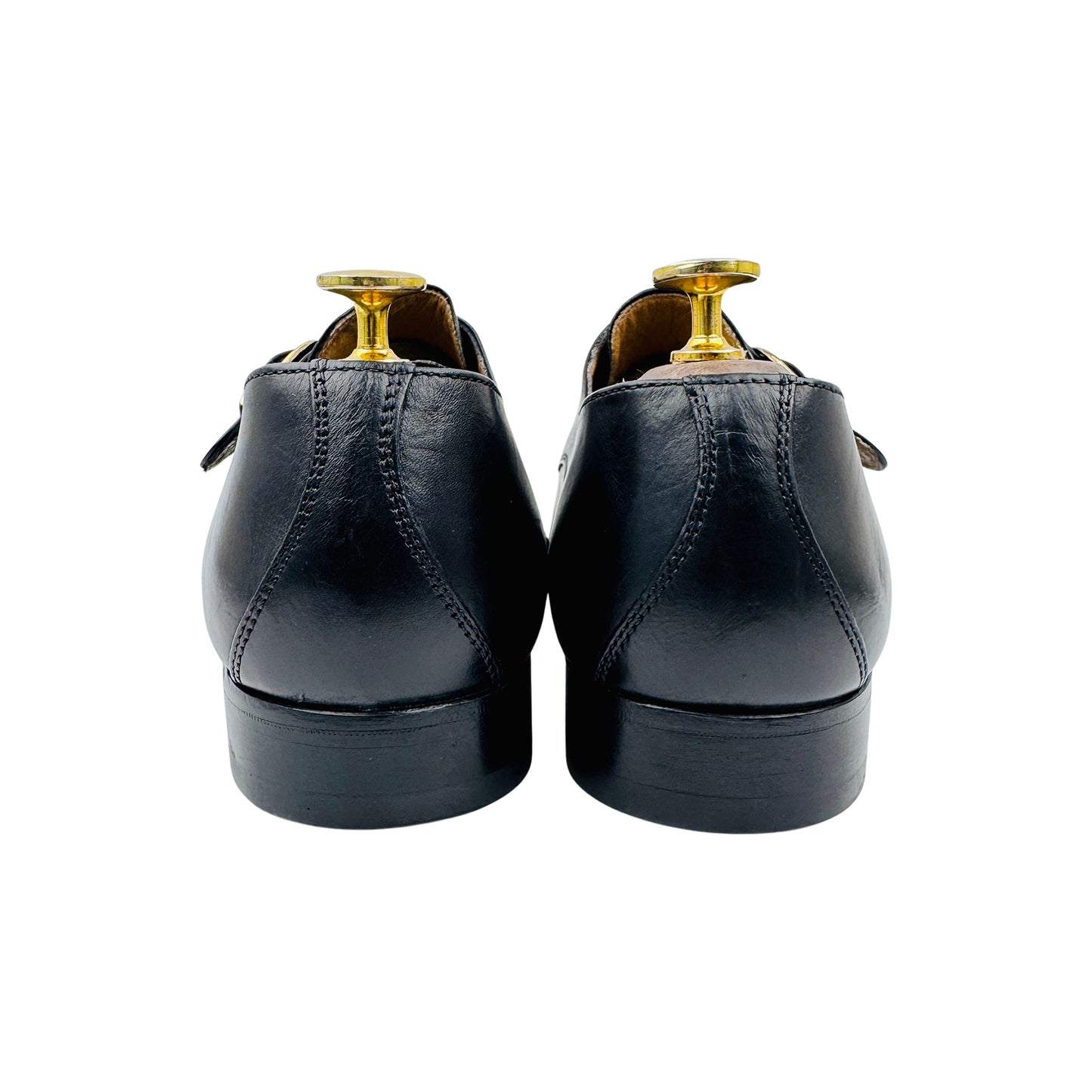 Bally Black Leather Single Monkstrap Loafers (Size 41/41.5)