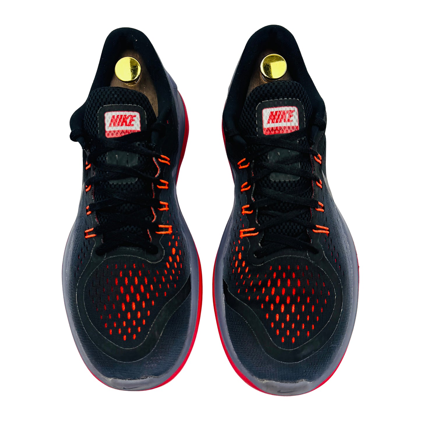 Nike Flex 2017 RN 'Black Tough Red' Shoes (Size 45) - 898457-008