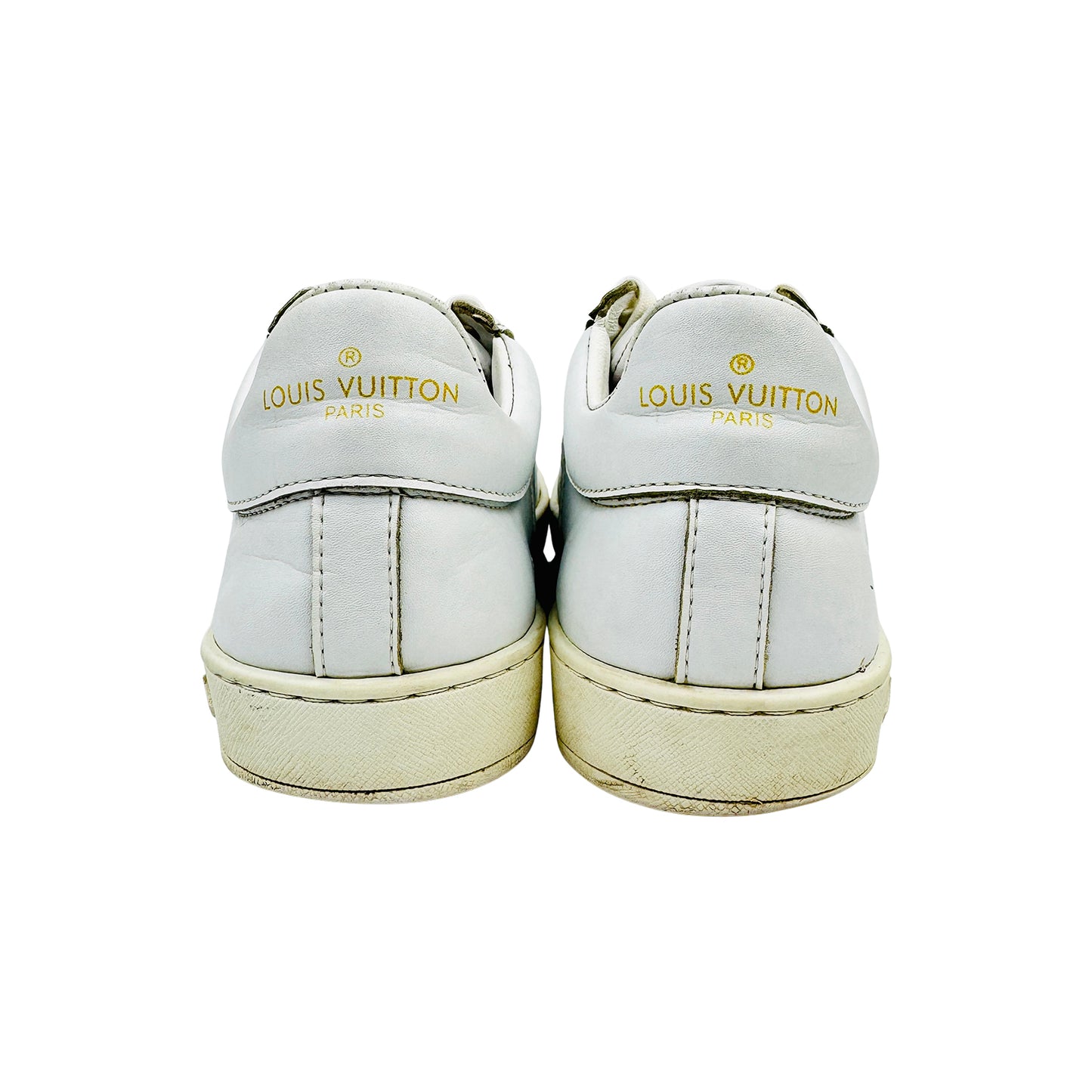Louis Vuitton Luxembourg White Sneakers (Size 39/39.5)